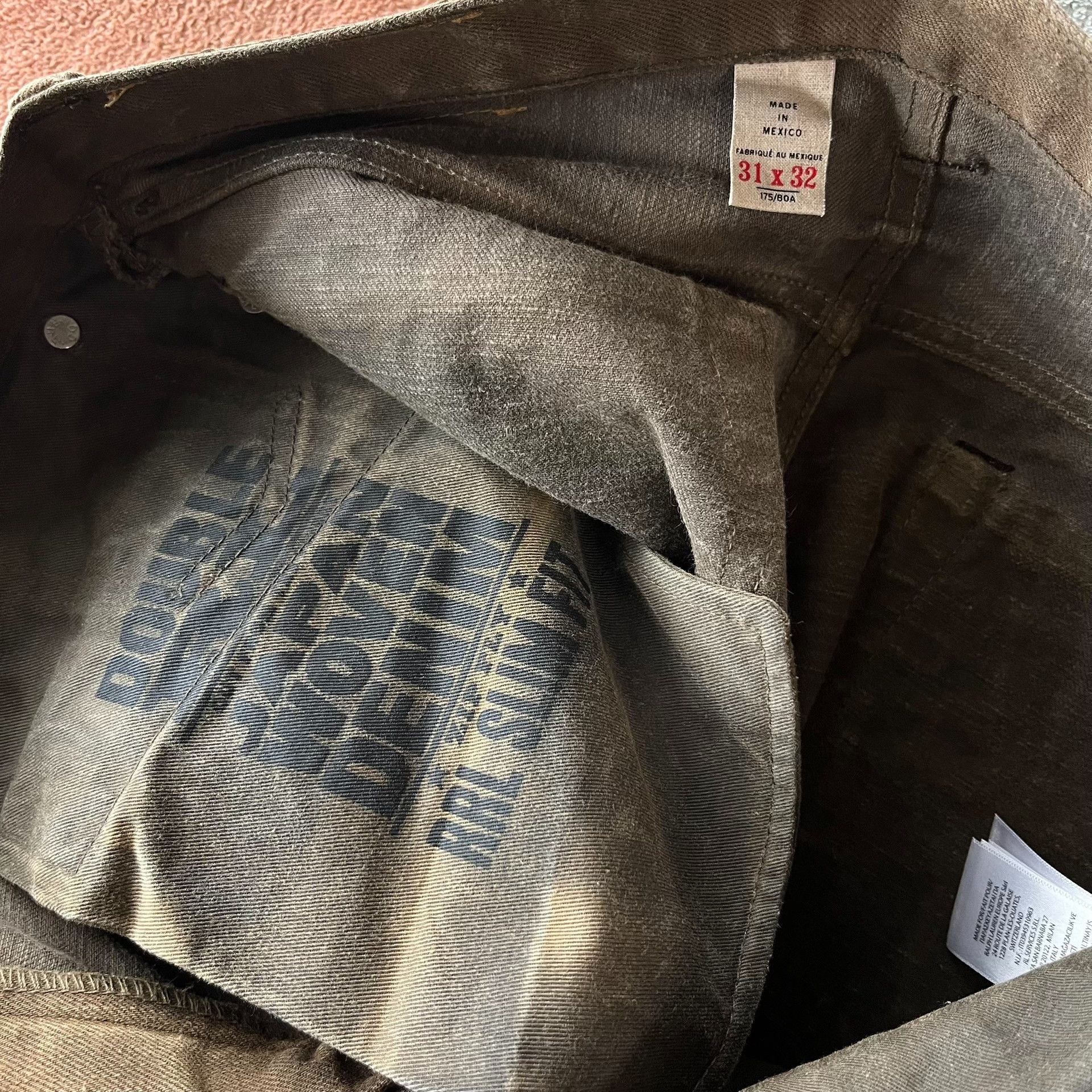RRL Ralph Lauren RRL Brown Washed Distressed Slim Jeans Size US 31 - 5 Thumbnail