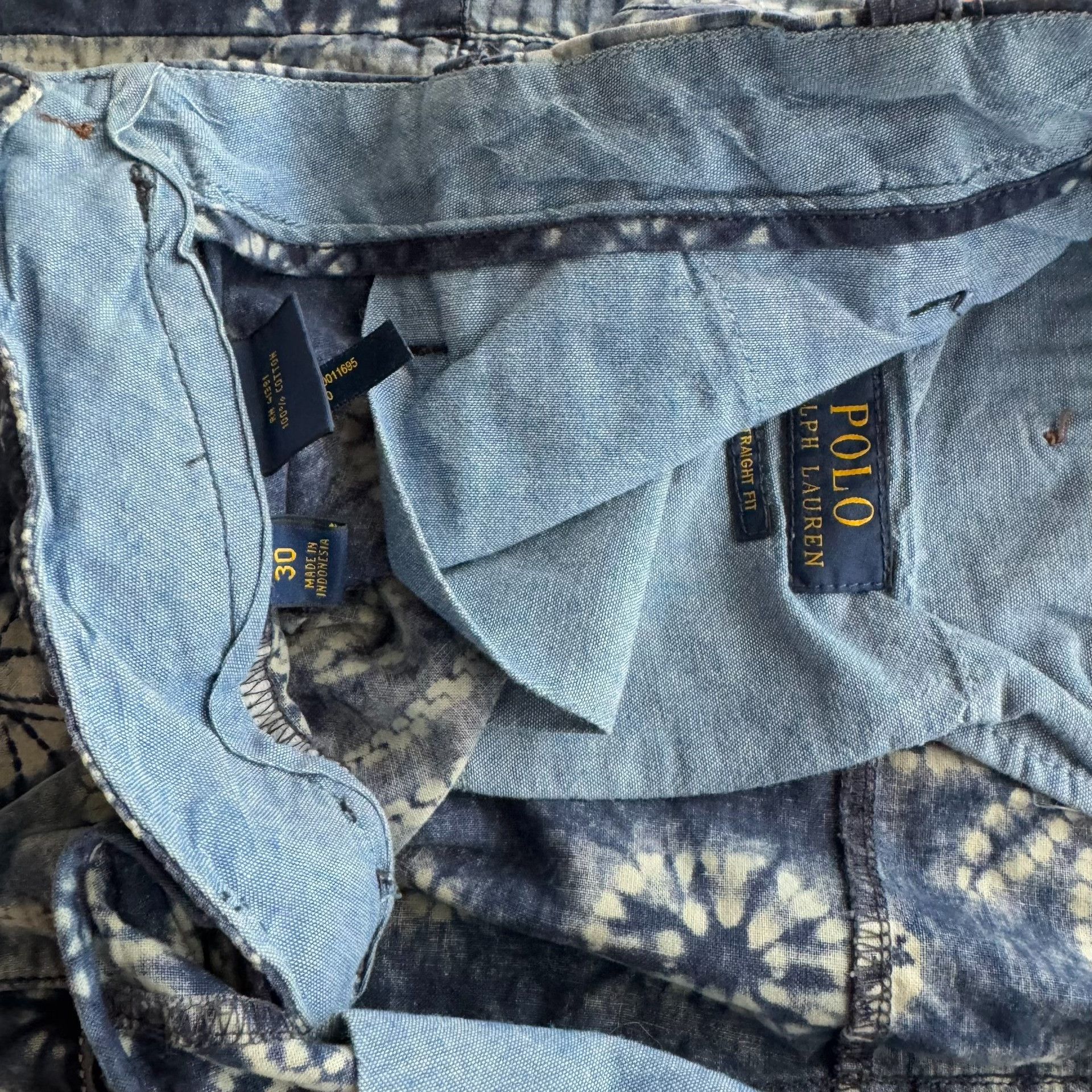 Polo Ralph Lauren Ralph Lauren Indigo Patchwork Shorts Size US 30 / EU 46 - 4 Thumbnail