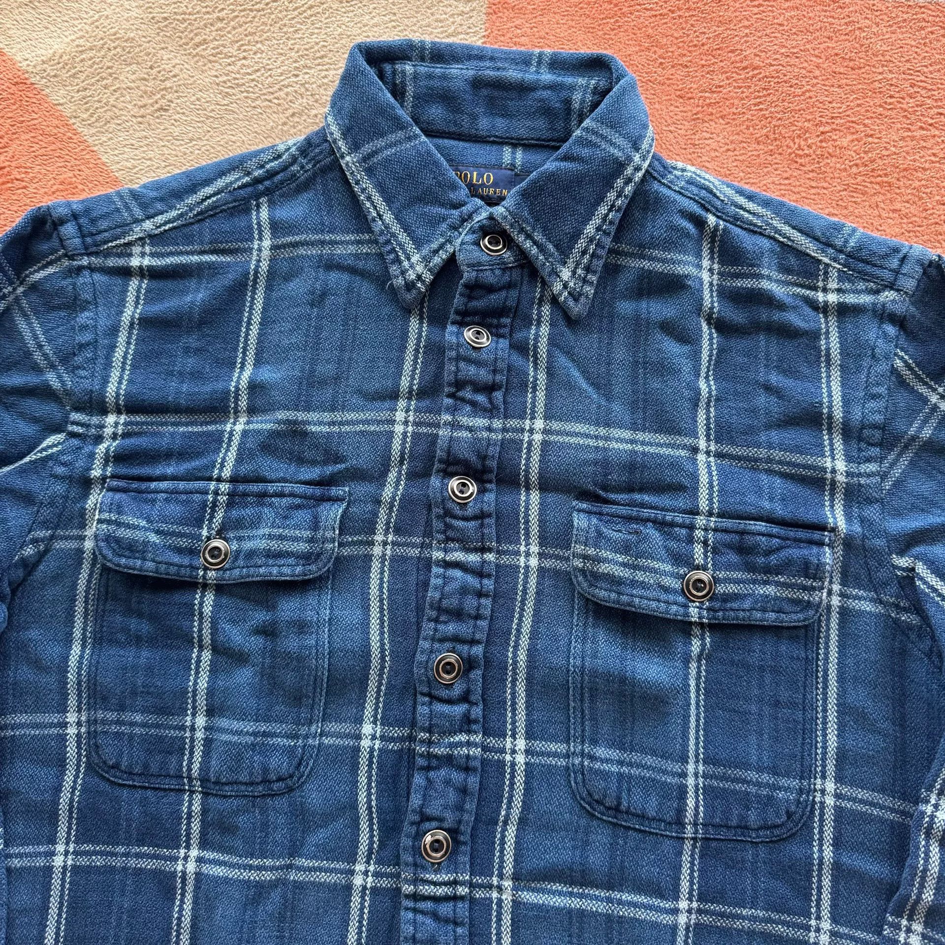 Polo Ralph Lauren Ralph Lauren Blue Plaid Shirt Size US M / EU 48-50 / 2 - 2 Thumbnail