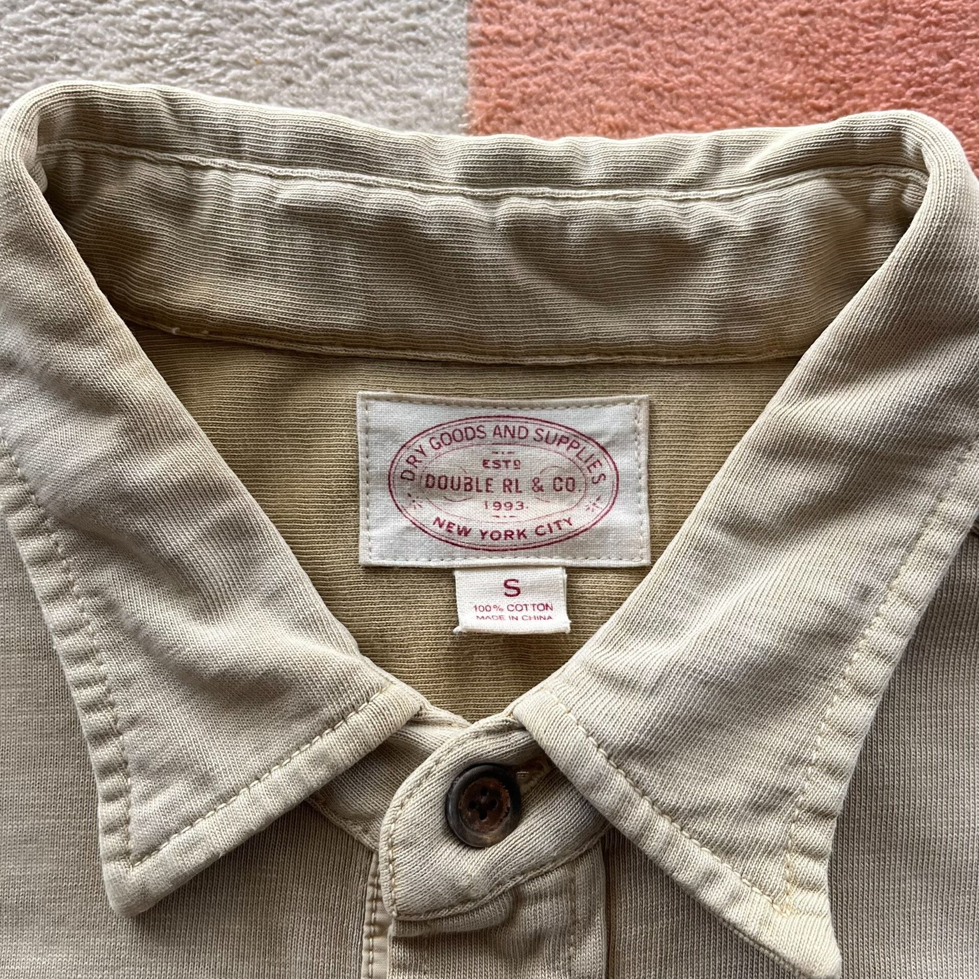 RRL Ralph Lauren RRL Military Style Knit Shirt Size US S / EU 44-46 / 1 - 4 Thumbnail