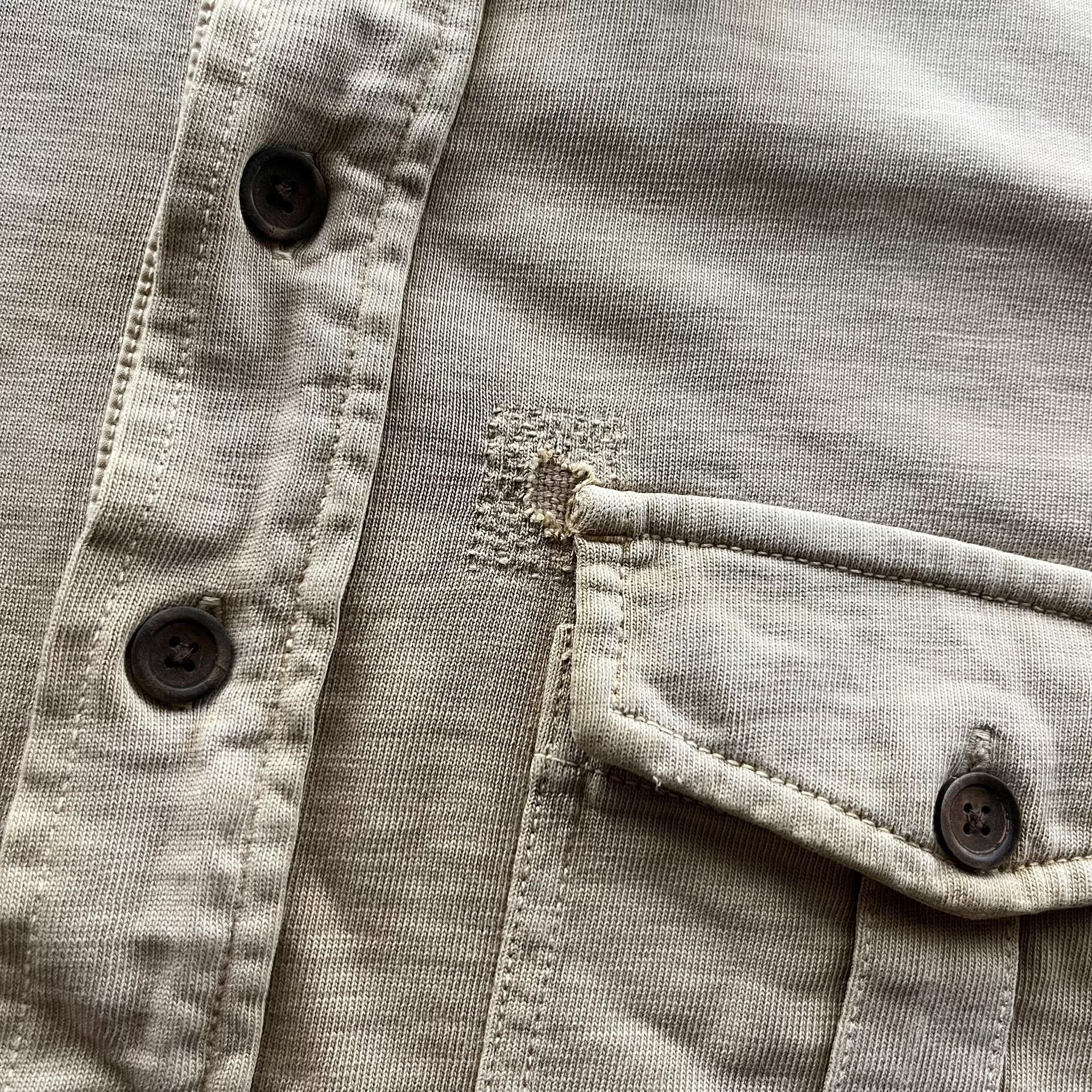 RRL Ralph Lauren RRL Military Style Knit Shirt Size US S / EU 44-46 / 1 - 5 Thumbnail