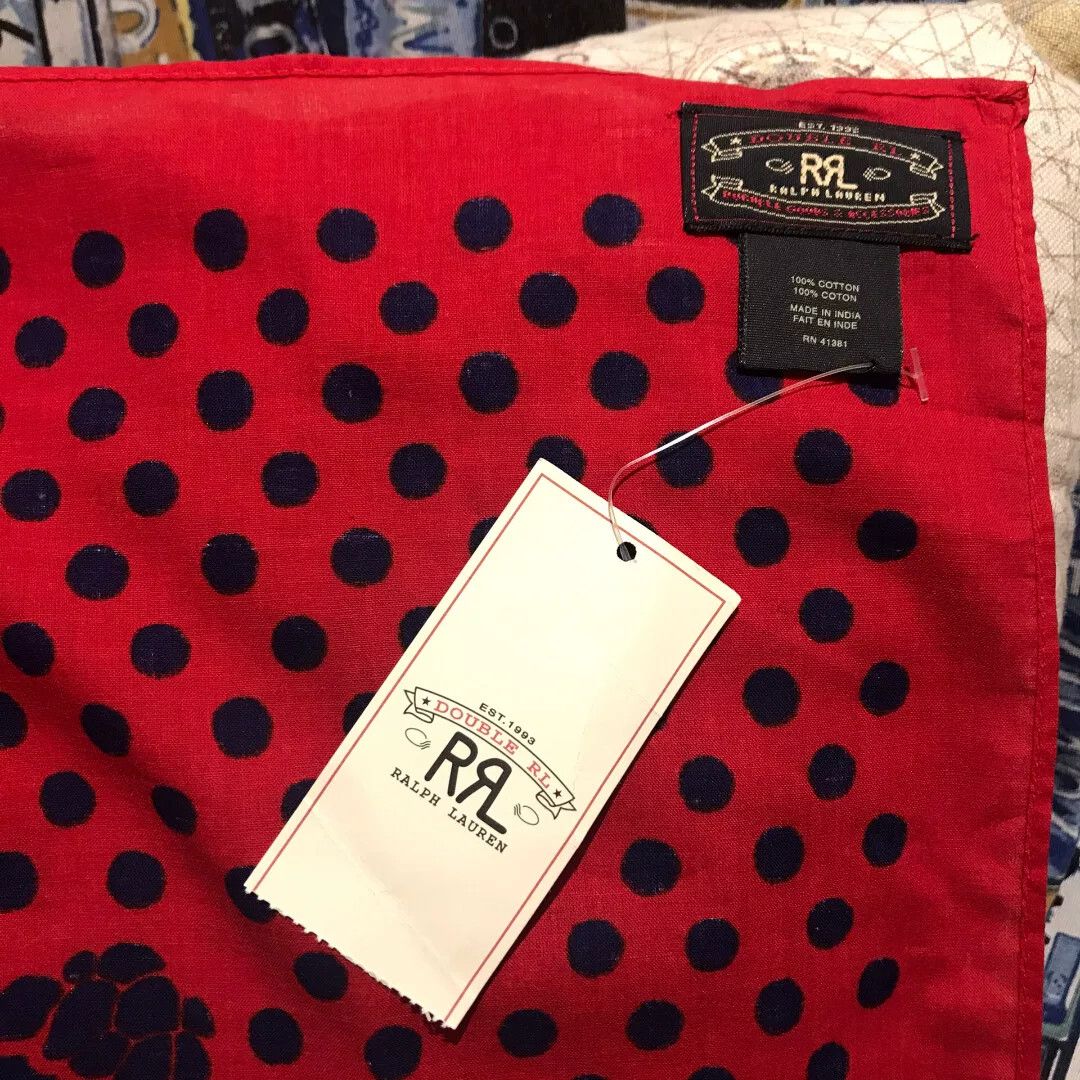 RRL Ralph Lauren RRL Ralph Lauren Double RL Classic Anchor Bandana Size ONE SIZE - 3 Thumbnail