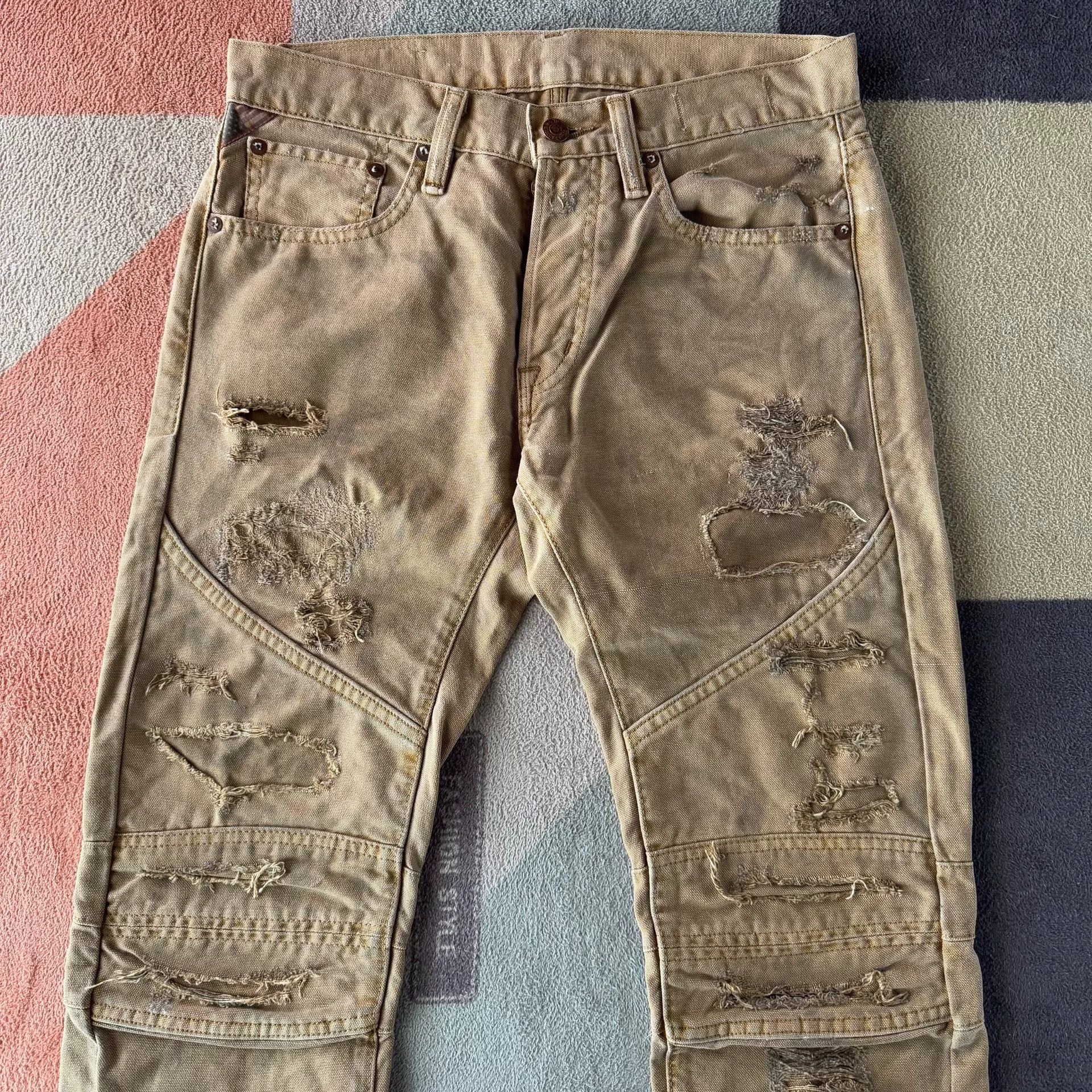 Denim & Supply Ralph Lauren Ralph Lauren Denim Supply Vintage Canvas Work Pants Size US 29 - 3 Thumbnail