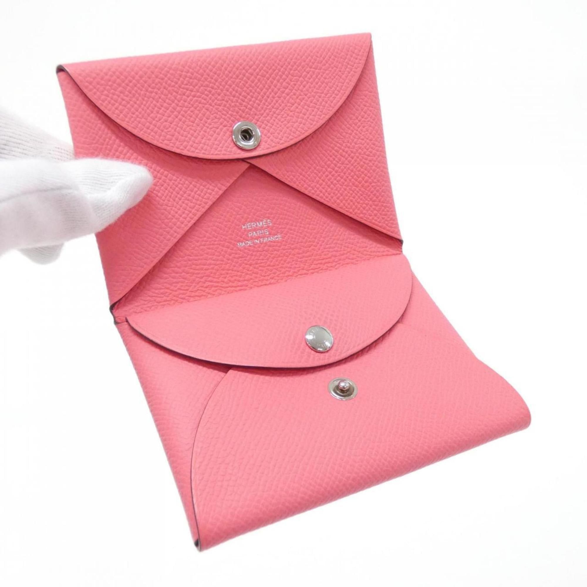 Hermes Hermes Calvi Duo 083035CK Wallet/Coin Case Size ONE SIZE - 2 Thumbnail