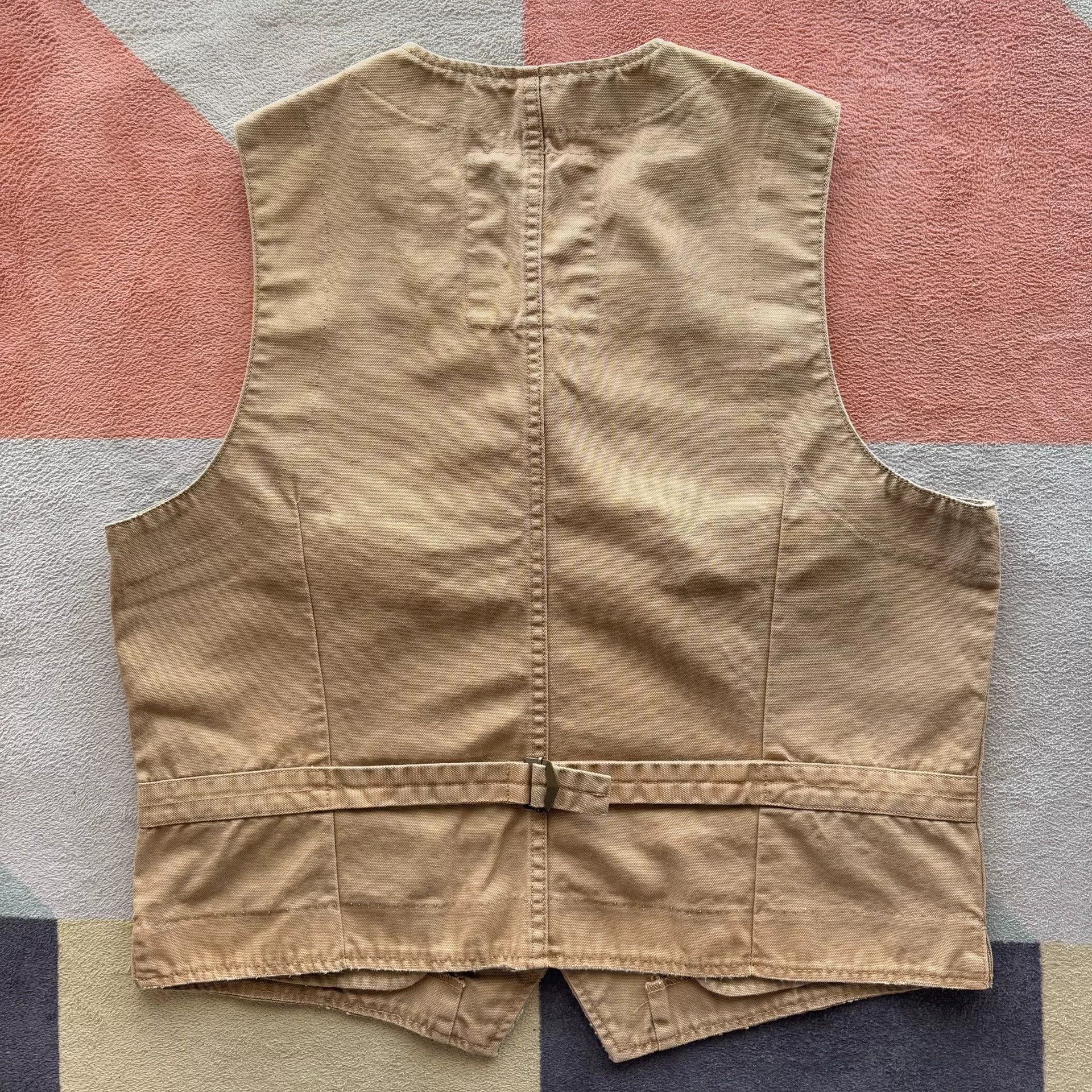 Denim & Supply Ralph Lauren Ralph Lauren Denim Supply Distressed Canvas Vest Size US L / EU 52-54 / 3 - 2 Thumbnail