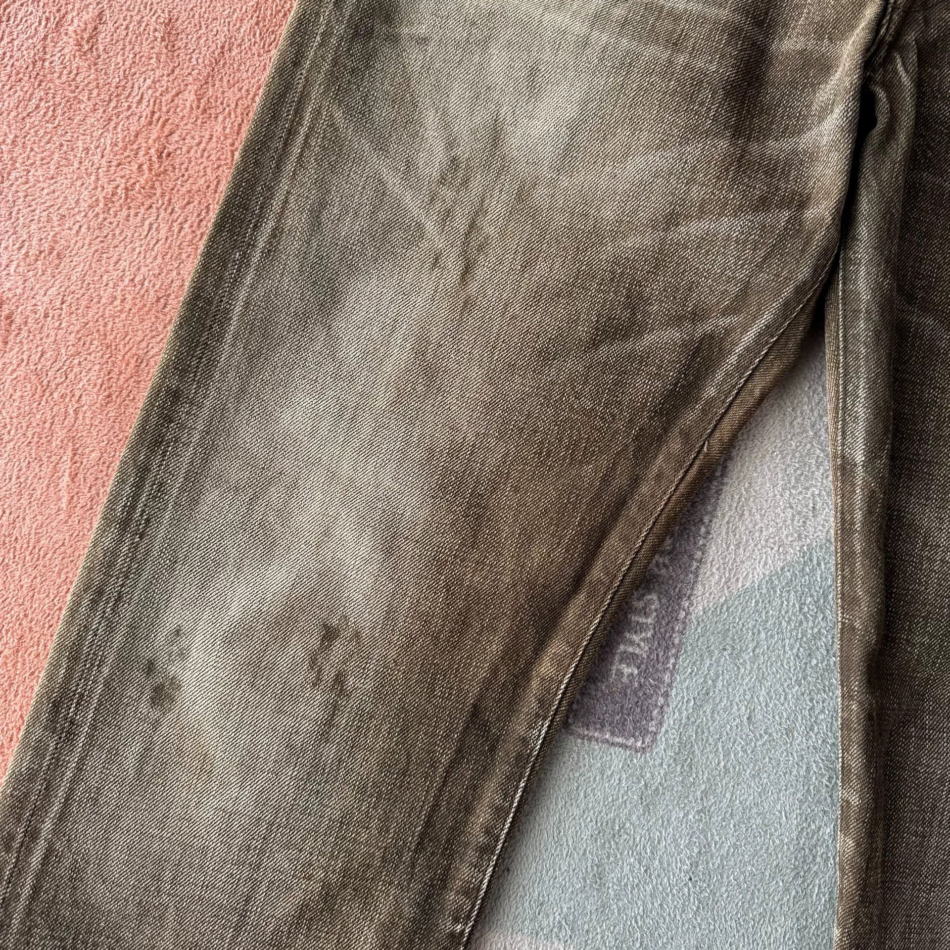 RRL Ralph Lauren RRL Brown Oil-Stained Jeans Size US 30 / EU 46 - 6 Thumbnail