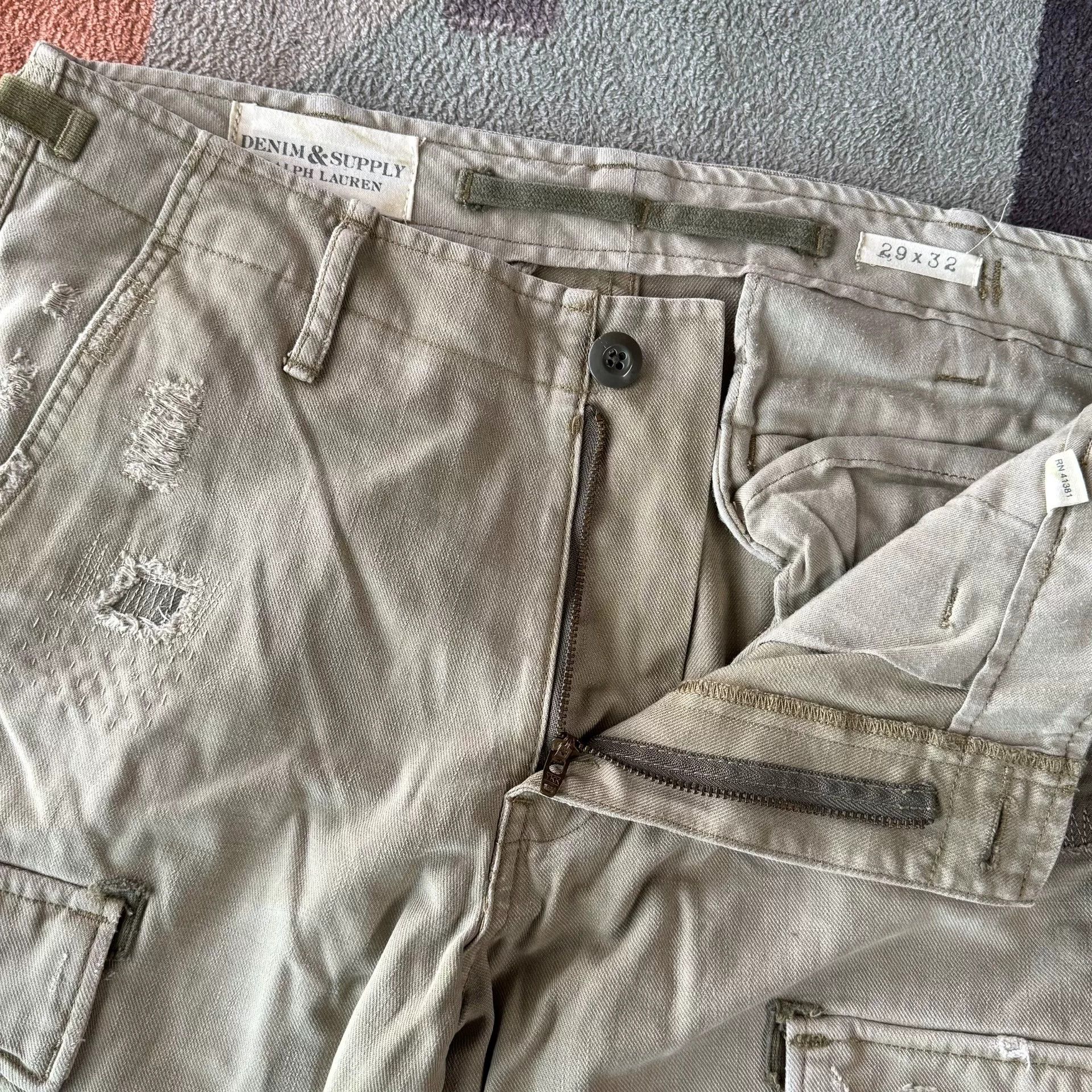 Denim & Supply Ralph Lauren Ralph Lauren Denim Supply Cargo Pants Size US 29 - 4 Thumbnail