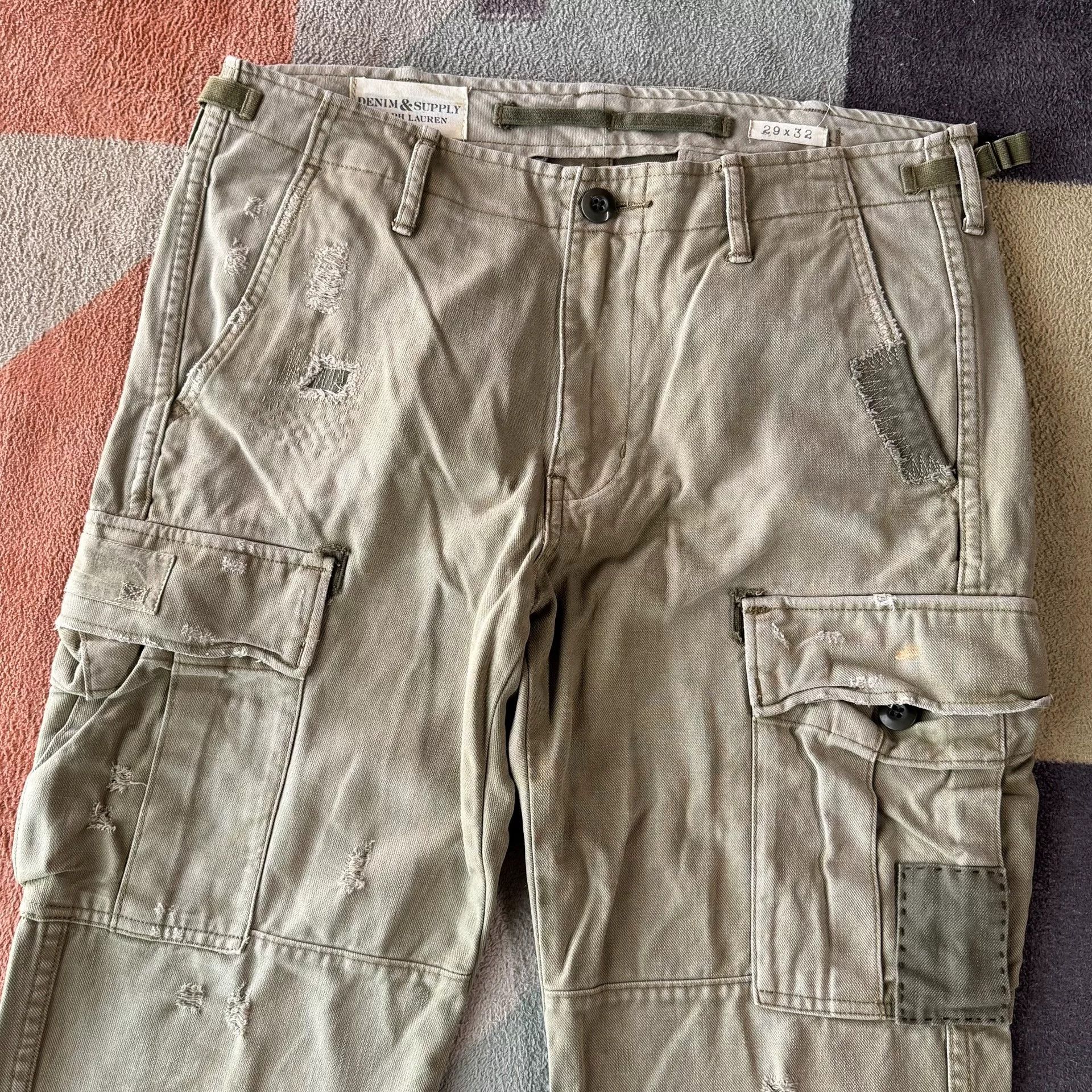 Denim & Supply Ralph Lauren Ralph Lauren Denim Supply Cargo Pants Size US 29 - 3 Thumbnail