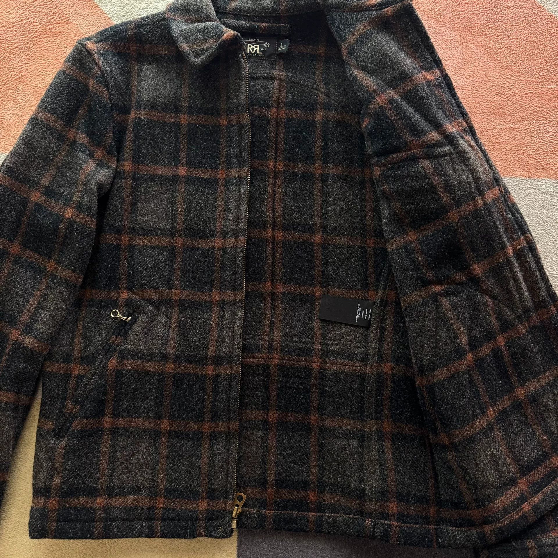 RRL Ralph Lauren RRL Plaid Wool Jacket Size US S / EU 44-46 / 1 - 2 Thumbnail