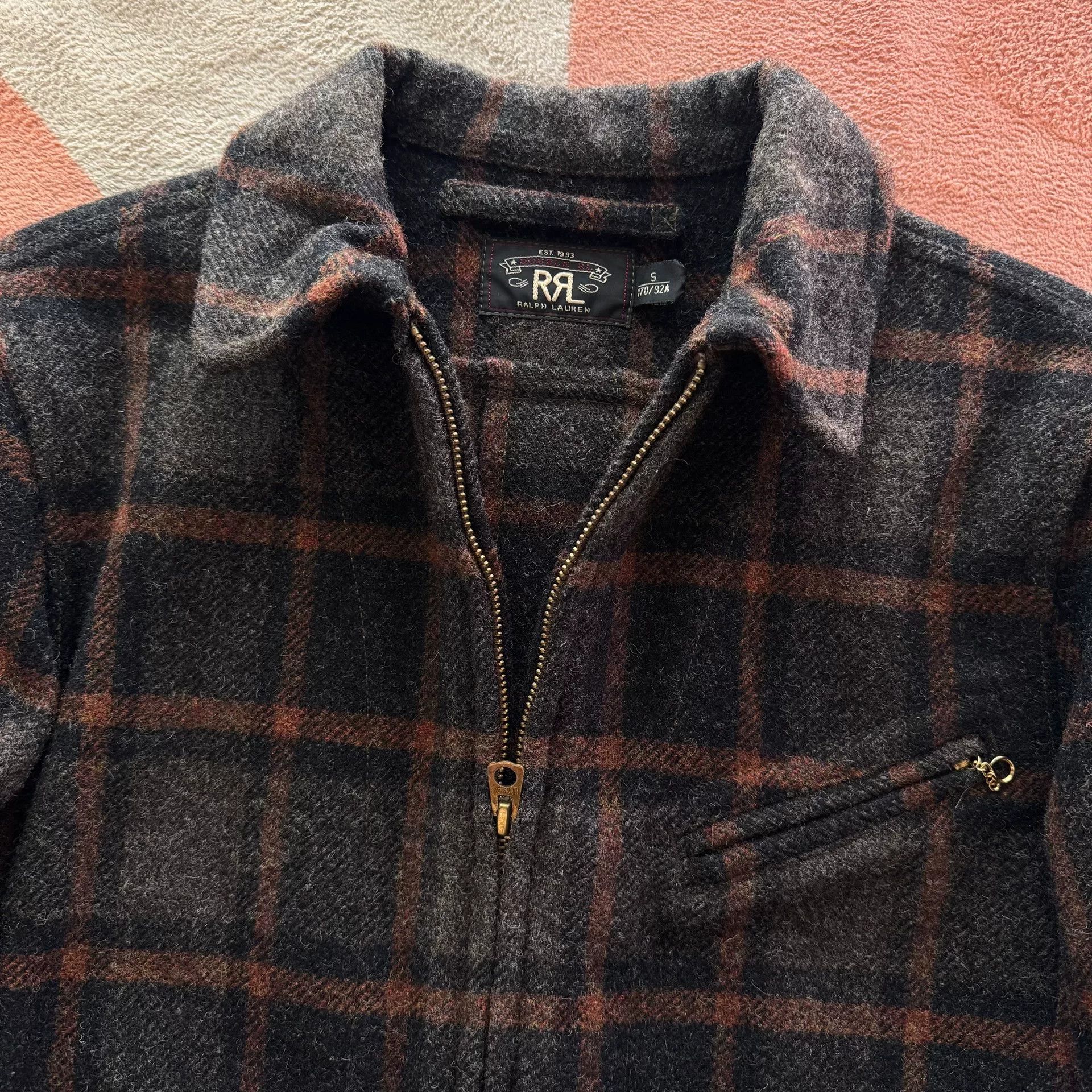 RRL Ralph Lauren RRL Plaid Wool Jacket Size US S / EU 44-46 / 1 - 7 Thumbnail