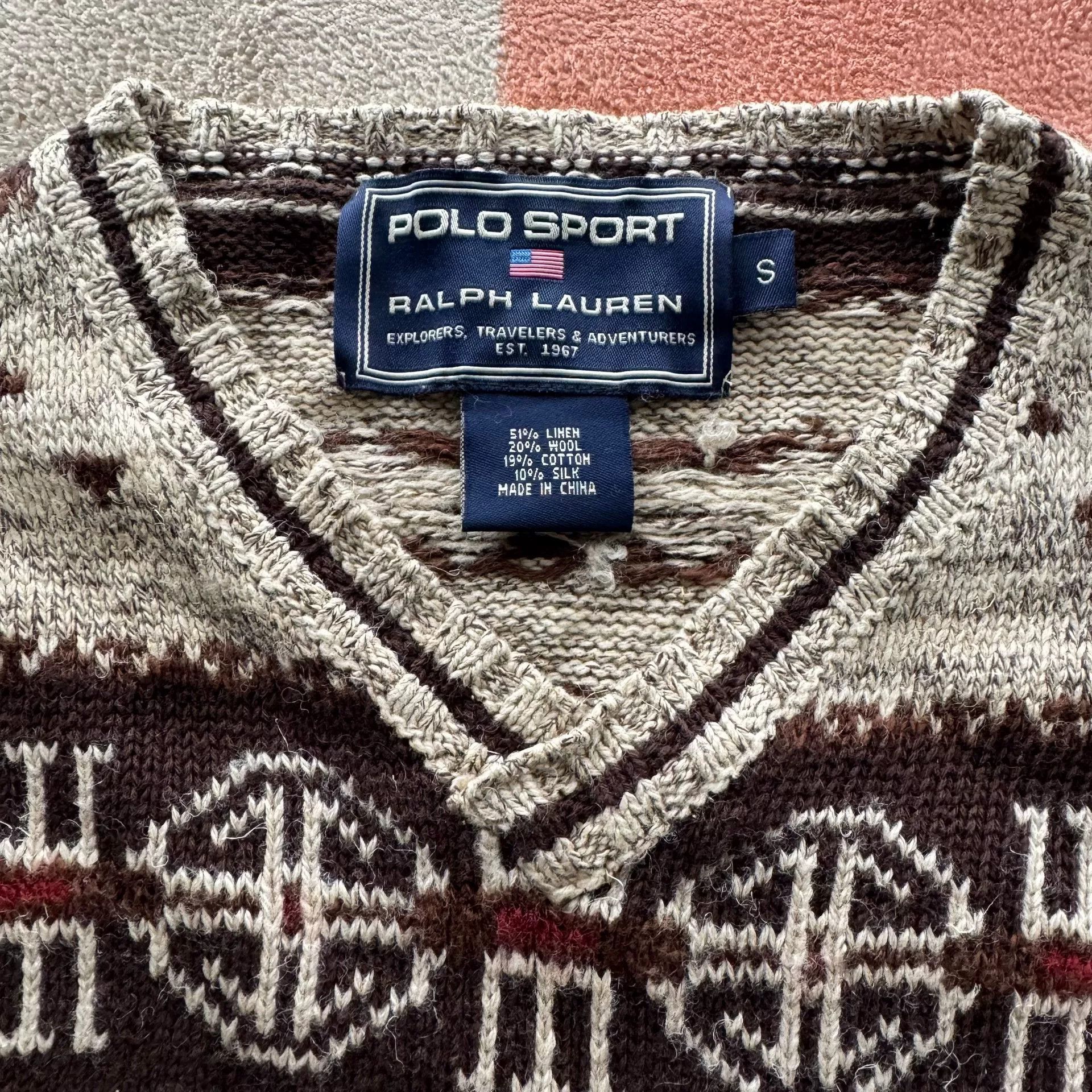 Ralph Lauren Sport Ralph Lauren Polo Sport Navajo Sweater Size US S / EU 44-46 / 1 - 4 Thumbnail