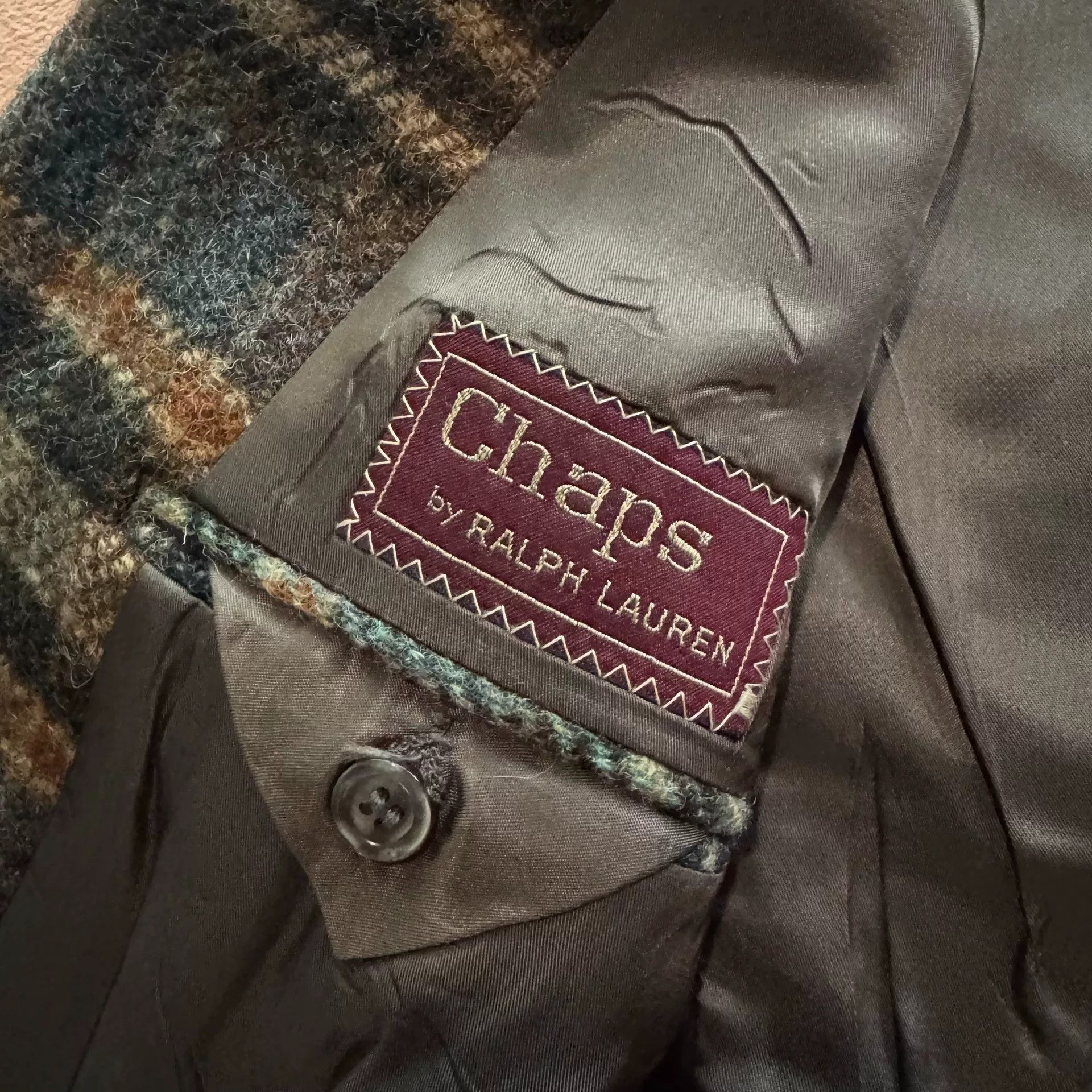 RRL Ralph Lauren Ralph Lauren Chaps Wool Tweed Blazer Size US S / EU 44-46 / 1 - 6 Thumbnail