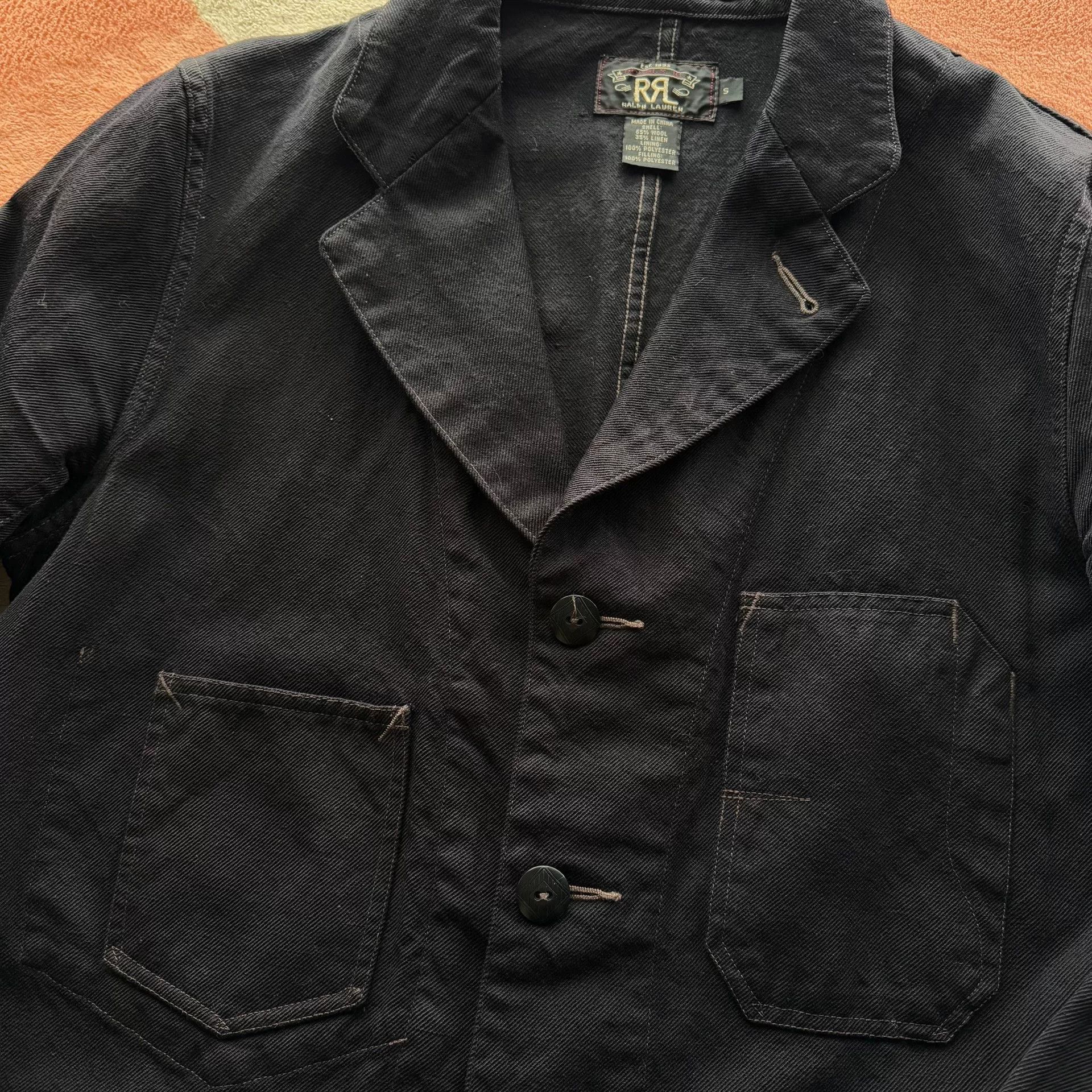 RRL Ralph Lauren RRL Wool Blend Workwear Jacket Size US S / EU 44-46 / 1 - 5 Thumbnail