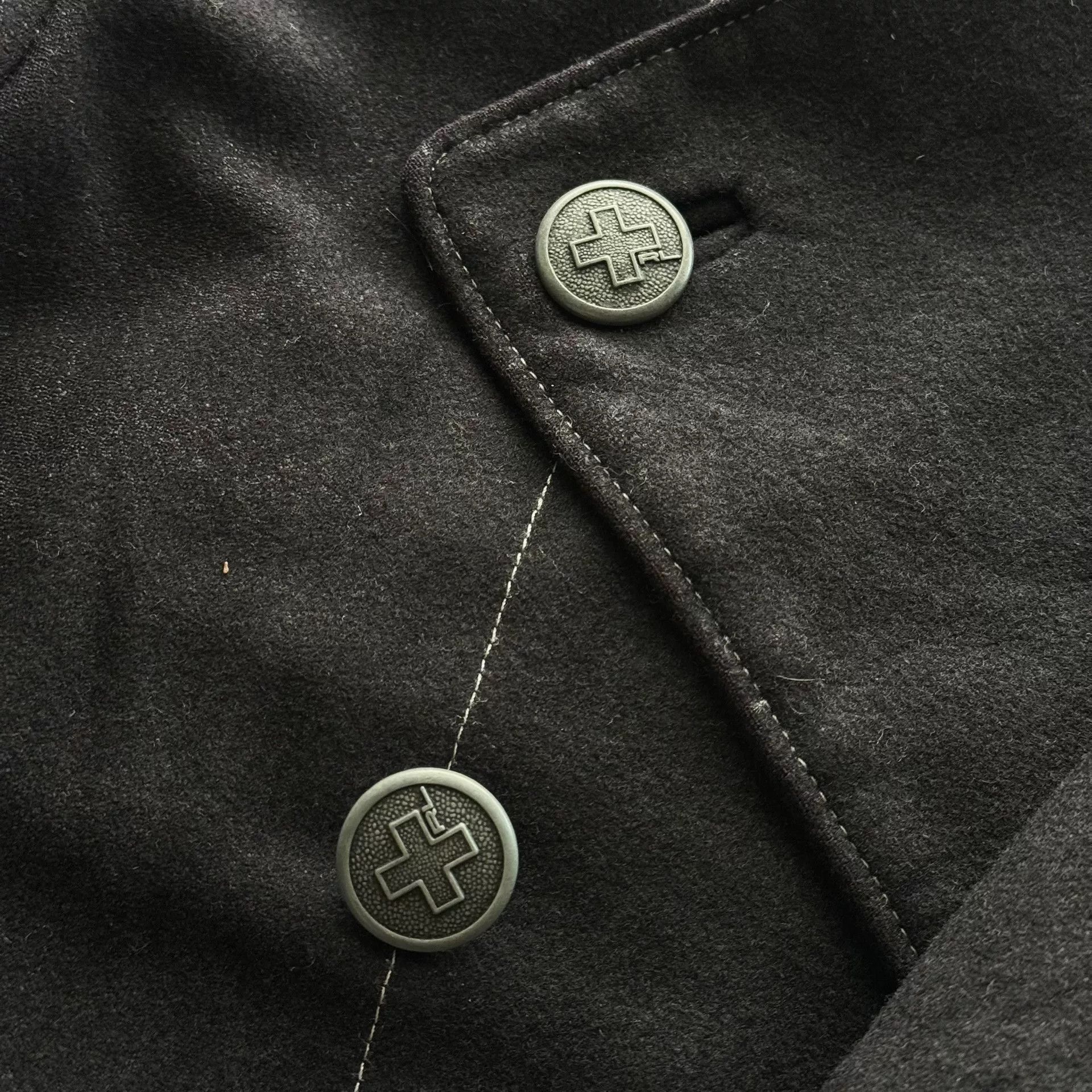Ralph Lauren Black Label Ralph Lauren Black Label Wool Double-Breasted Coat Size US S / EU 44-46 / 1 - 6 Thumbnail