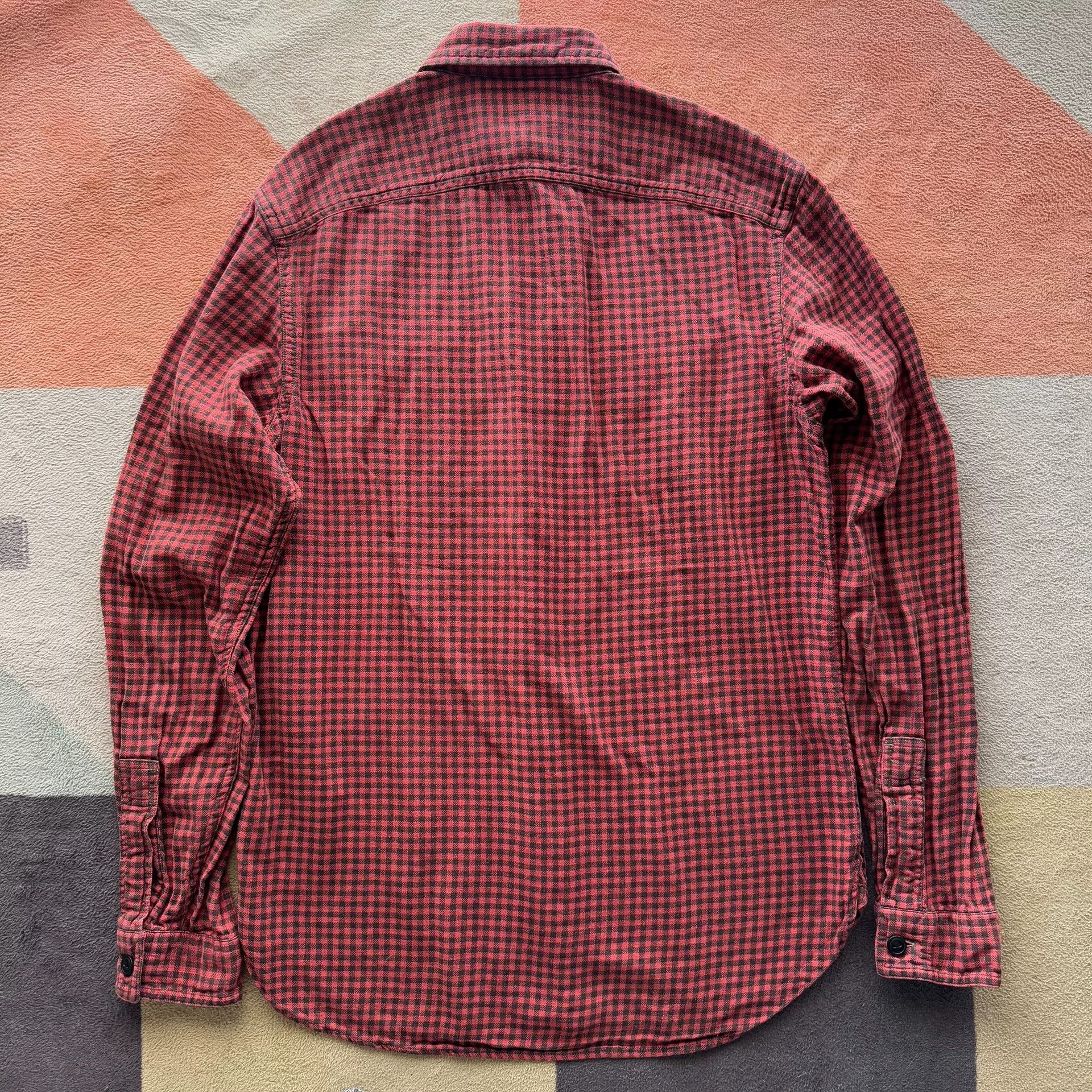 RRL Ralph Lauren Ralph Lauren Double RL Cotton-Linen Check Shirt Size US S / EU 44-46 / 1 - 6 Thumbnail