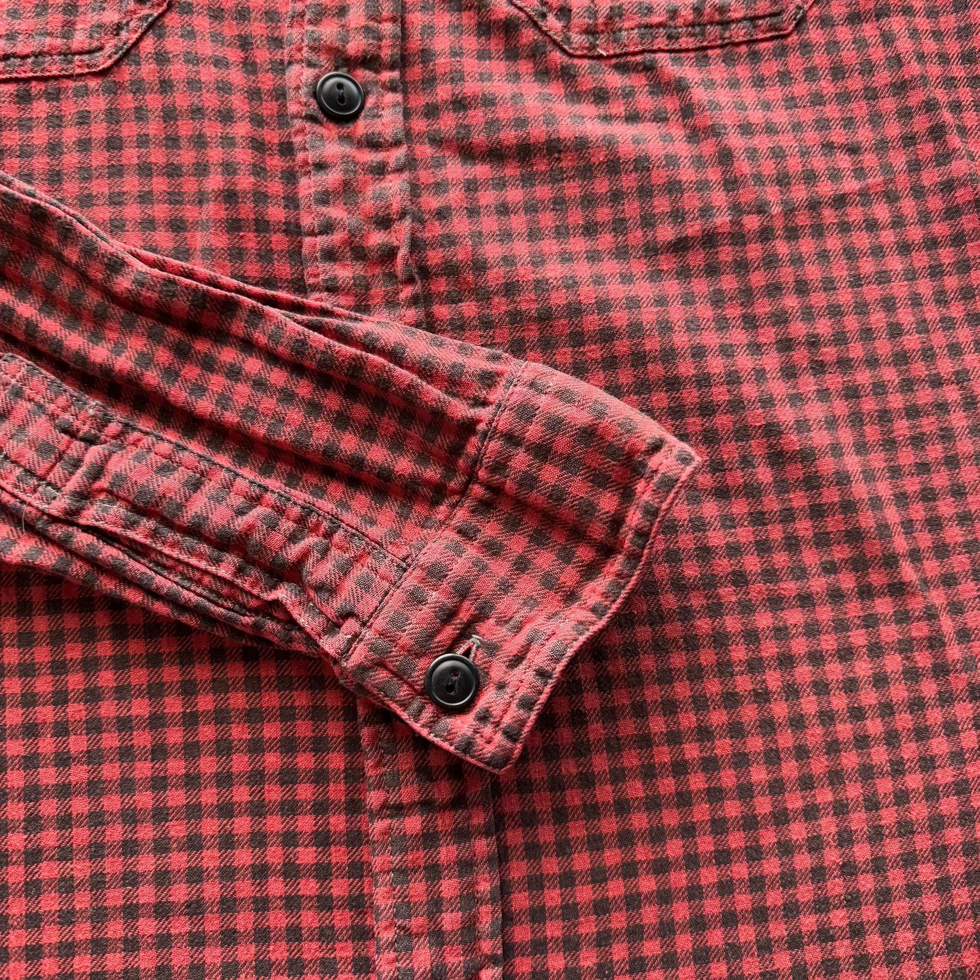 RRL Ralph Lauren Ralph Lauren Double RL Cotton-Linen Check Shirt Size US S / EU 44-46 / 1 - 4 Thumbnail