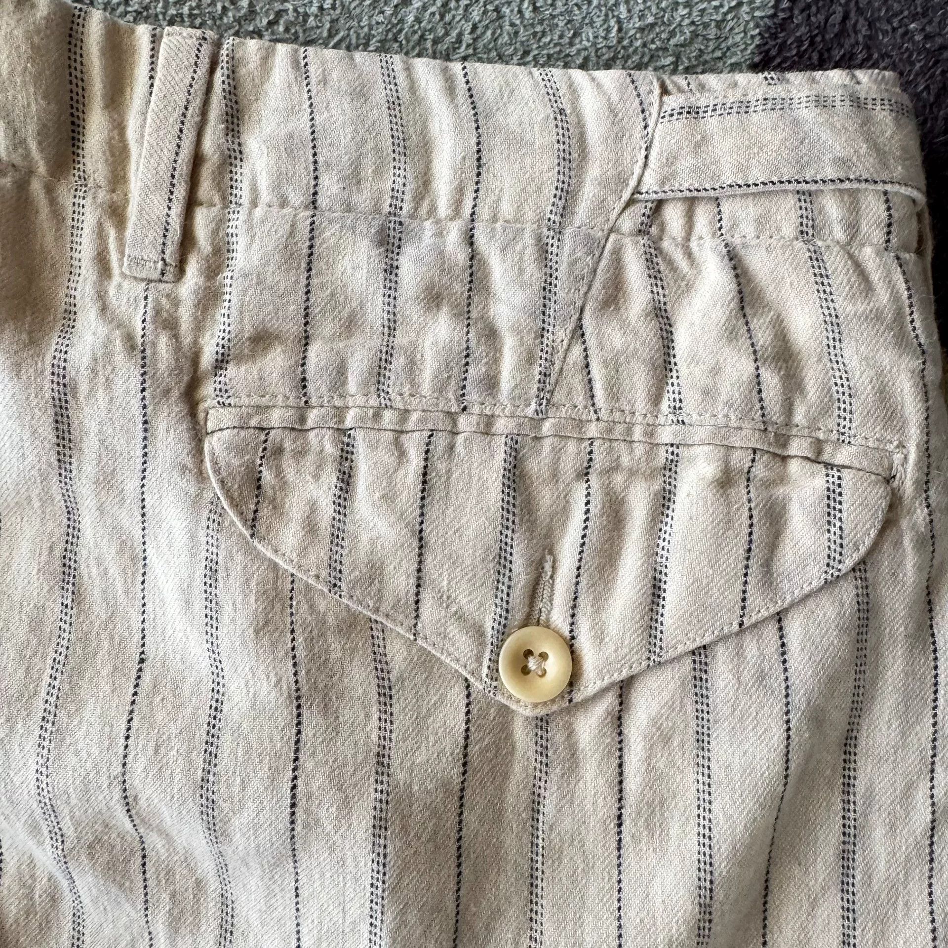 Polo Ralph Lauren Ralph Lauren RL Polo Striped Cotton-Linen Pants Size US 30 / EU 46 - 8 Thumbnail