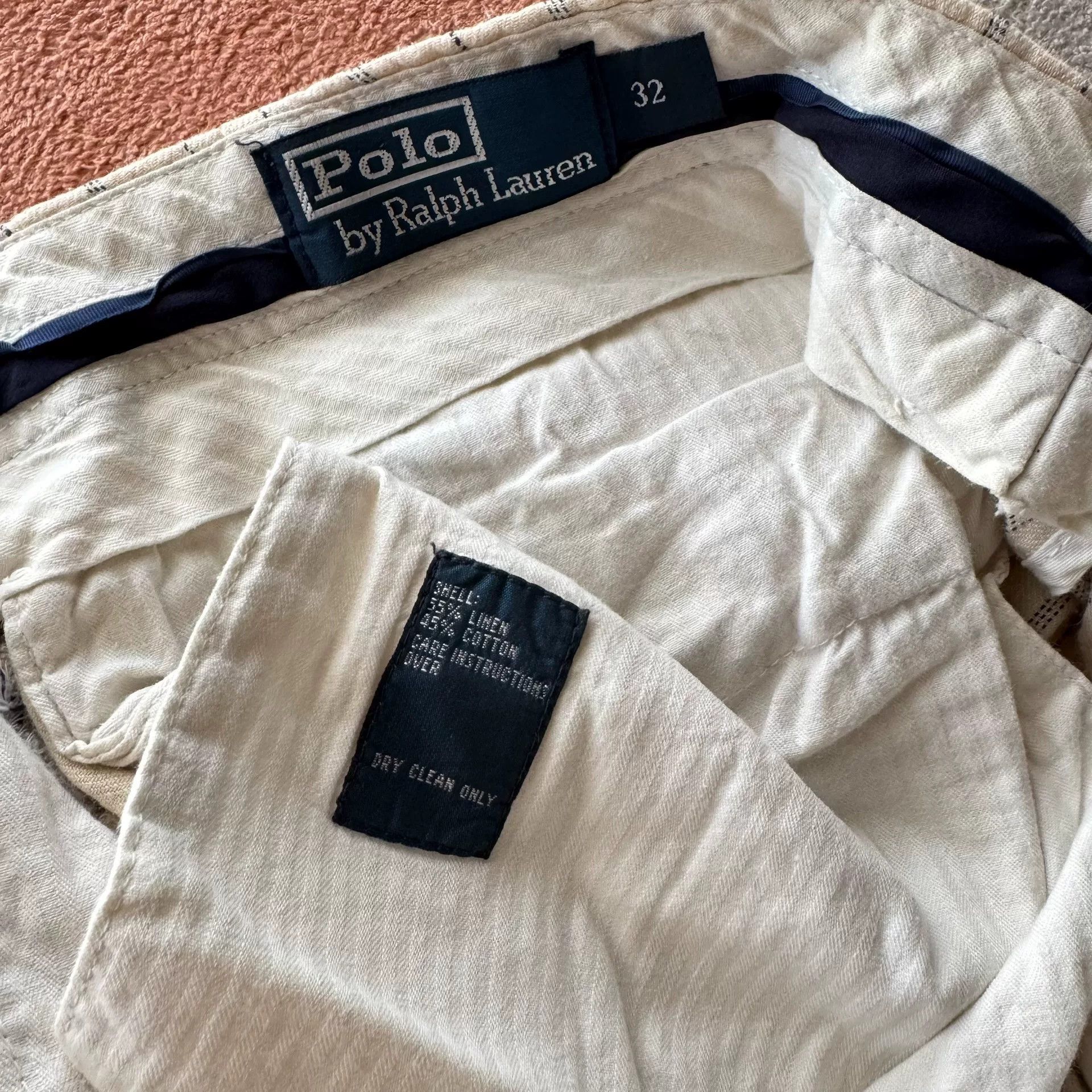 Polo Ralph Lauren Ralph Lauren RL Polo Striped Cotton-Linen Pants Size US 30 / EU 46 - 5 Thumbnail