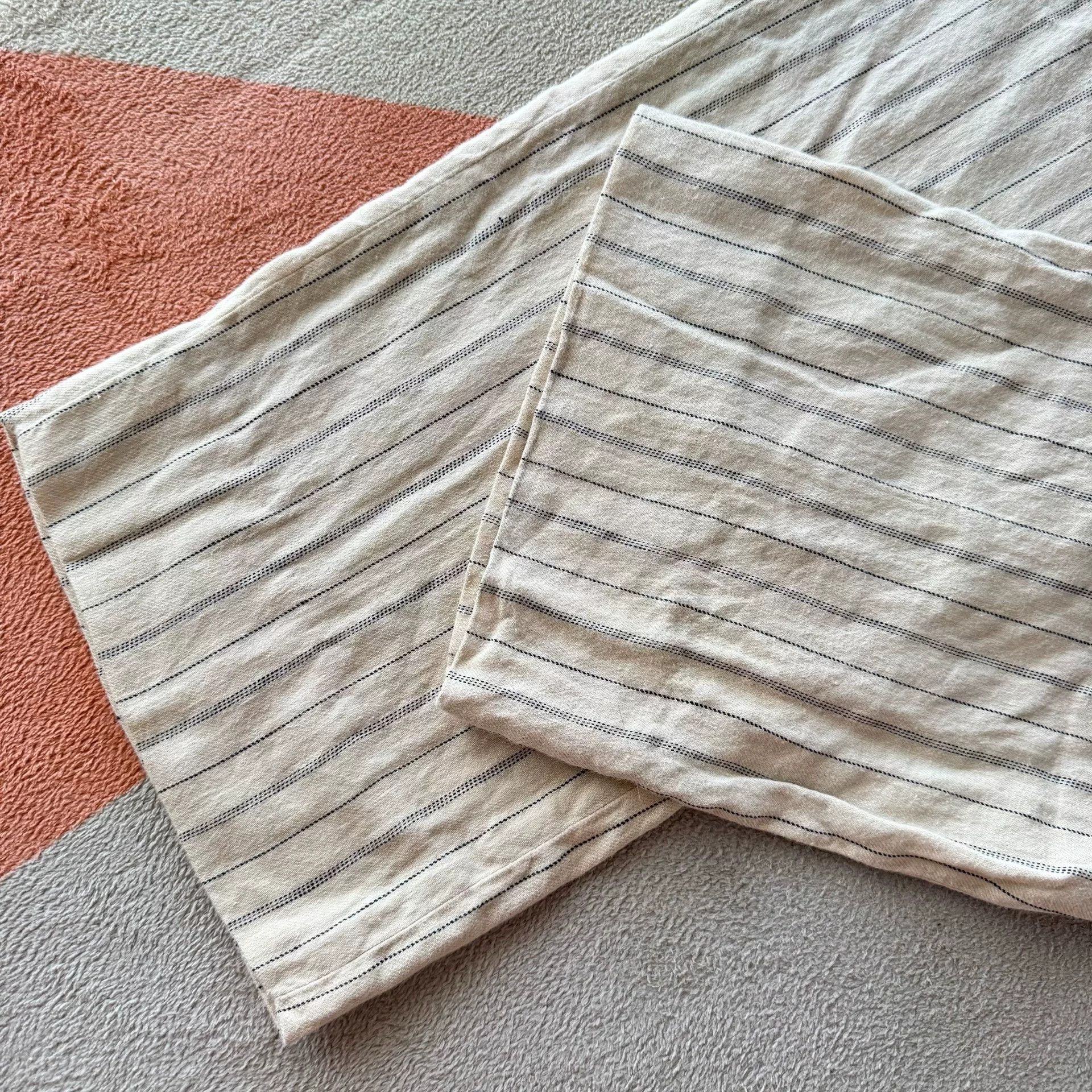 Polo Ralph Lauren Ralph Lauren RL Polo Striped Cotton-Linen Pants Size US 30 / EU 46 - 6 Thumbnail