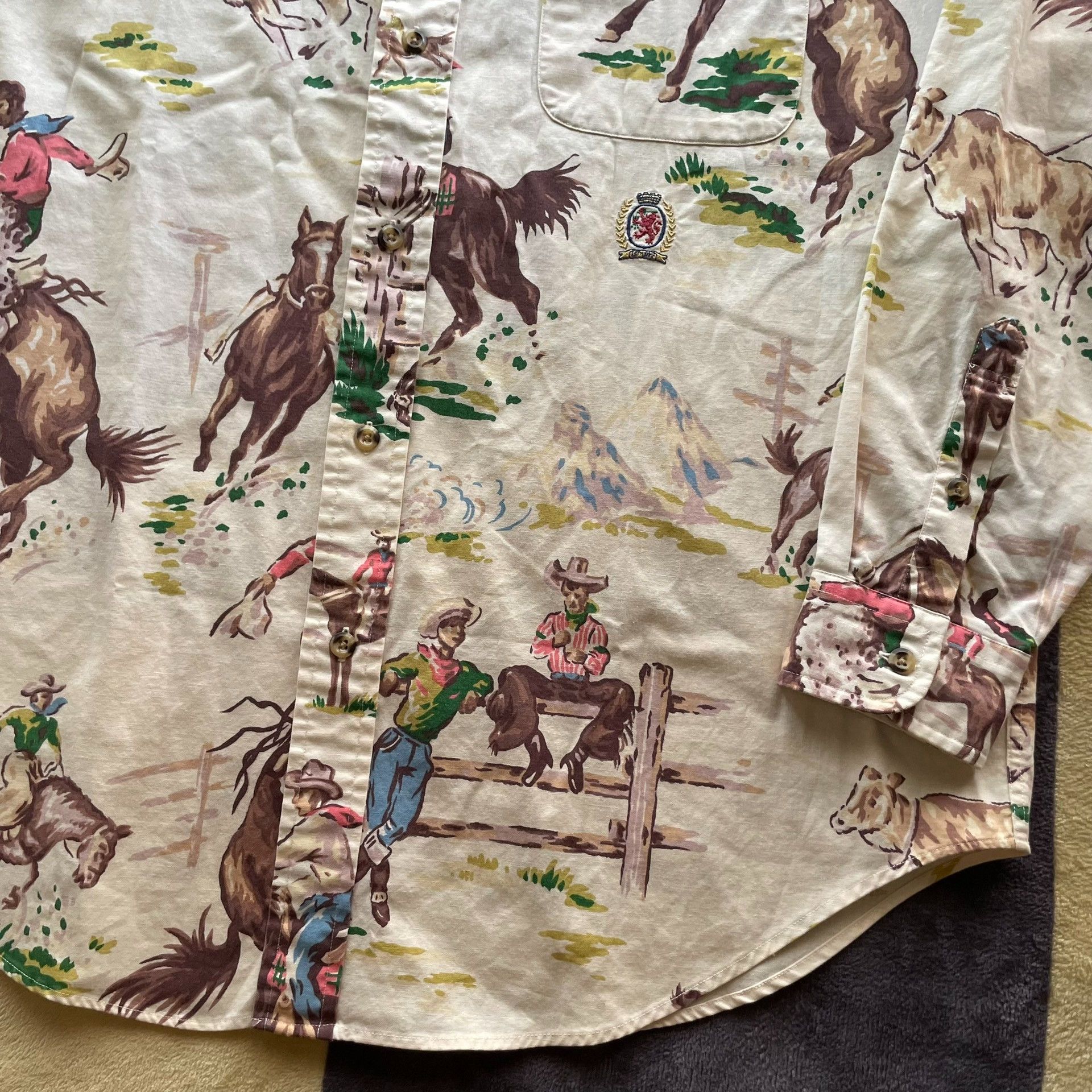 Tommy Hilfiger Tommy Hilfiger Western Ranch Print Shirt Size US M / EU 48-50 / 2 - 5 Thumbnail