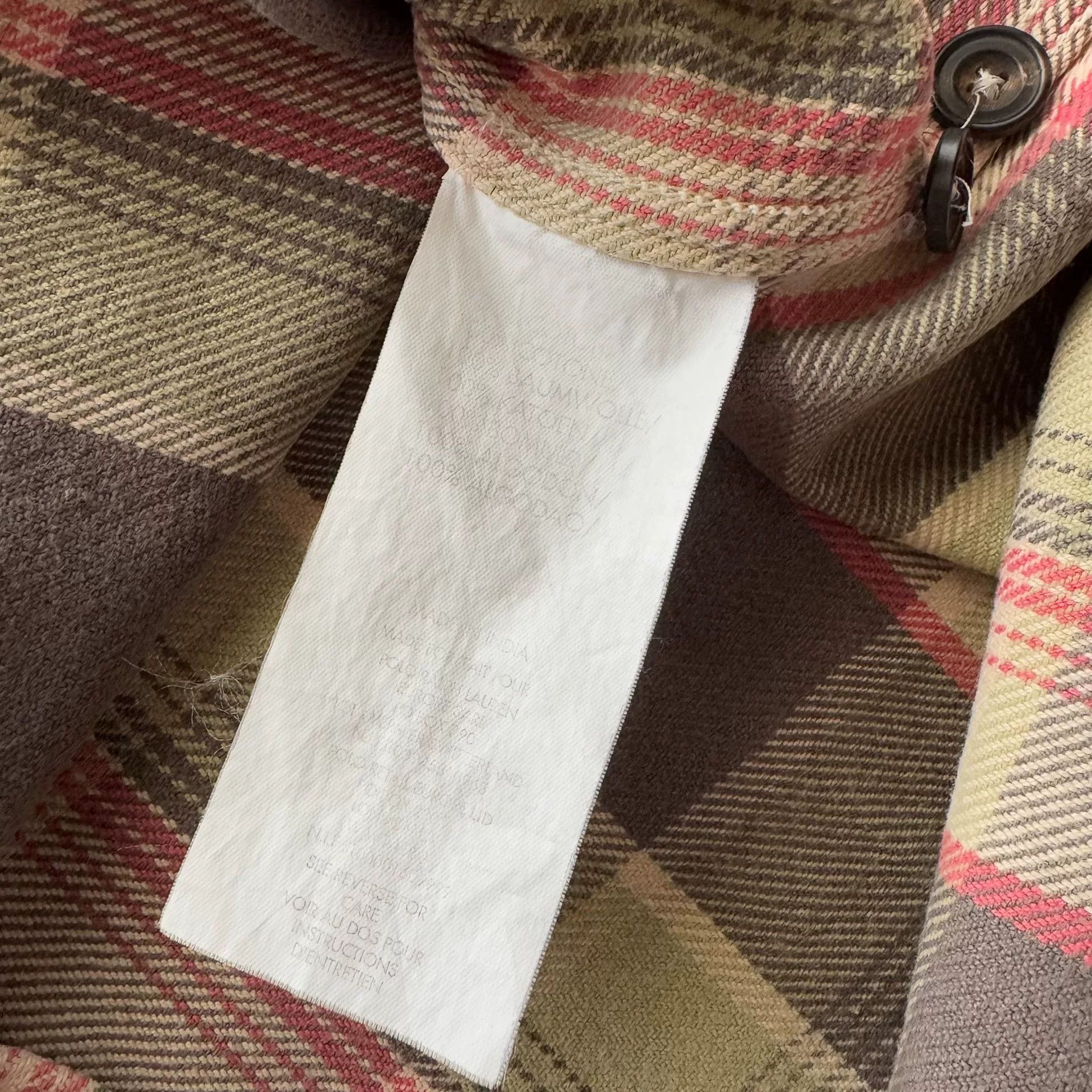 RRL Ralph Lauren RRL Ralph Lauren Double RL Thick Plaid Shirt Size US S / EU 44-46 / 1 - 6 Thumbnail