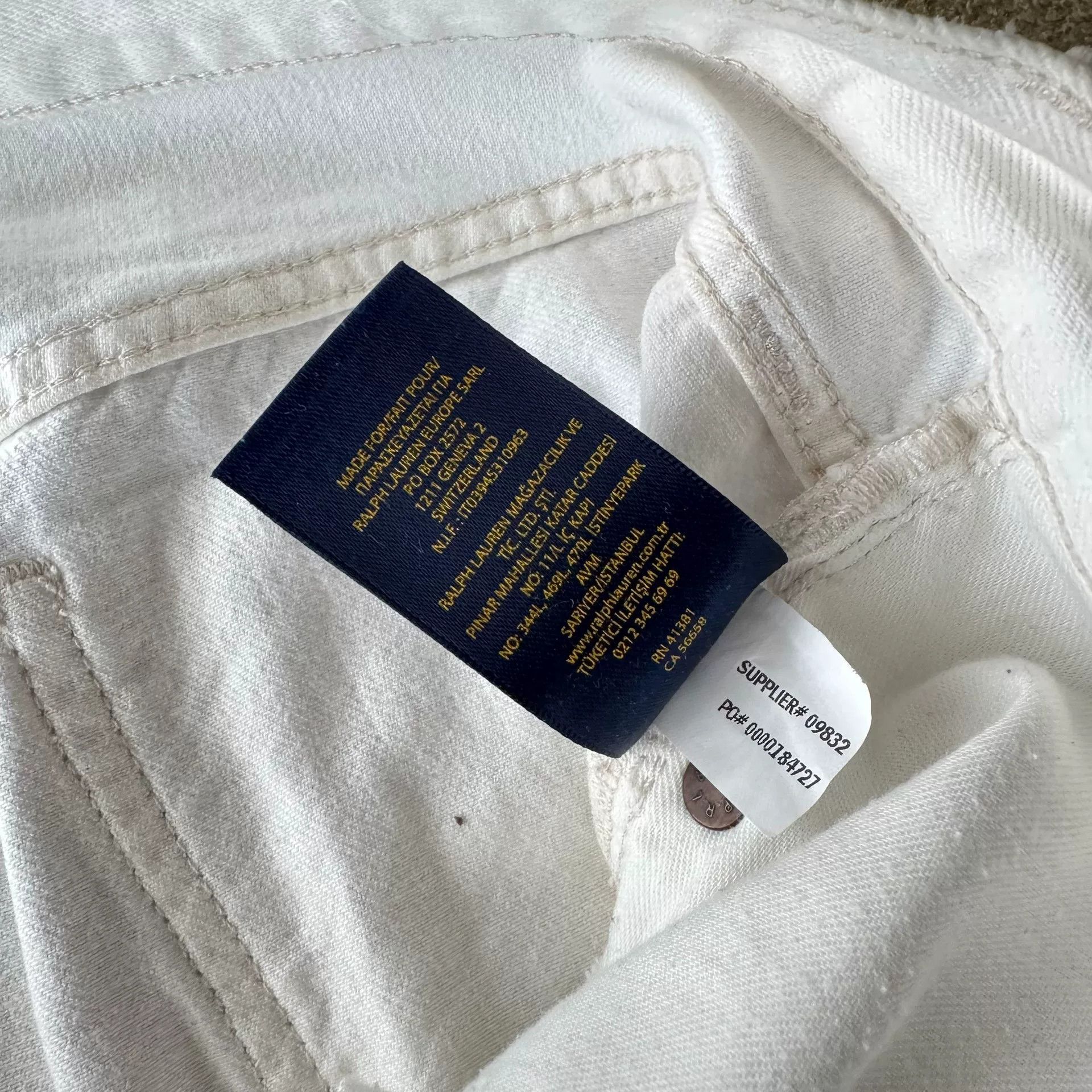 Polo Ralph Lauren Ralph Lauren Polo White Distressed Jeans Size US 29 - 6 Thumbnail