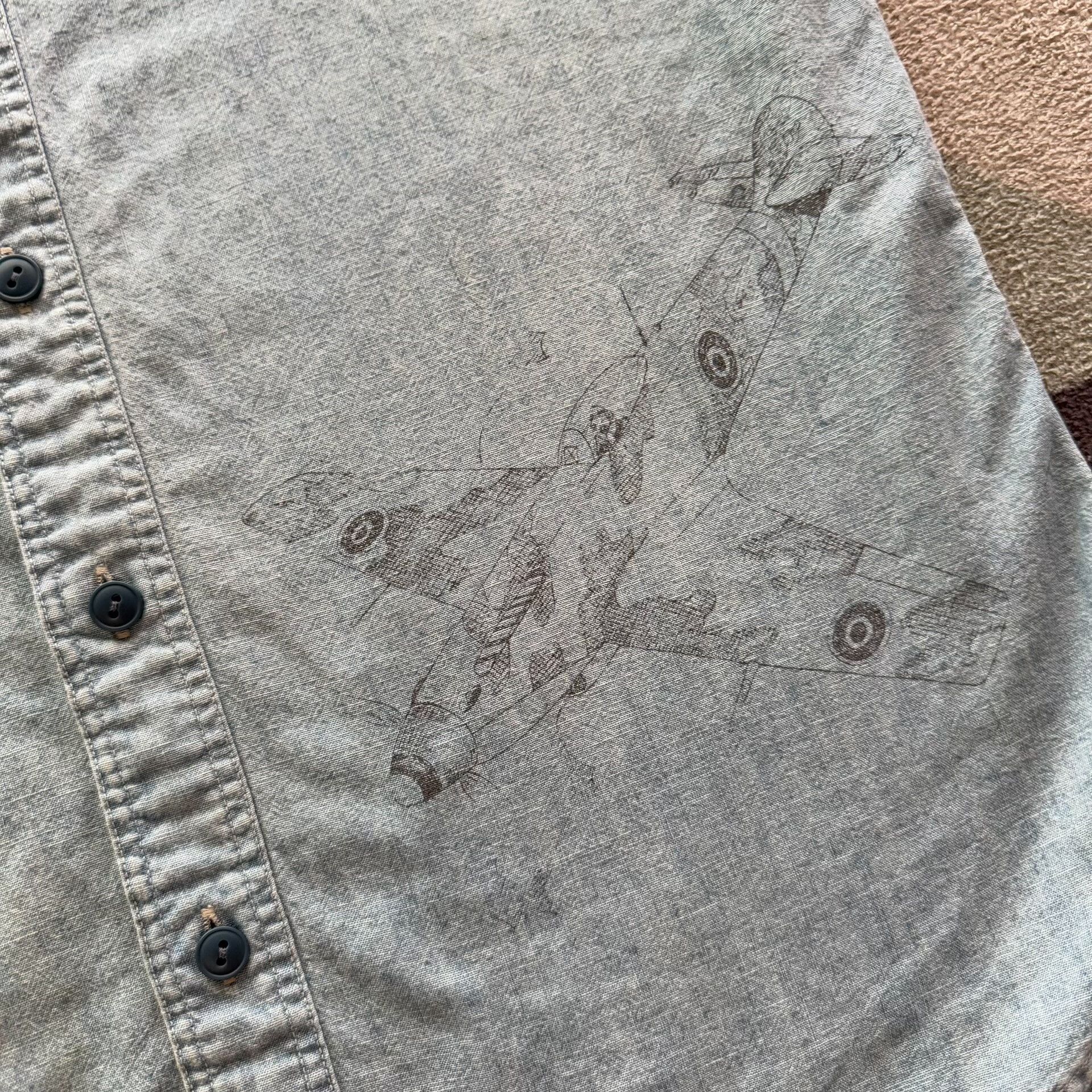RRL Ralph Lauren Ralph Lauren RRL Fighter Jet Print T-Shirt Size US S / EU 44-46 / 1 - 5 Thumbnail