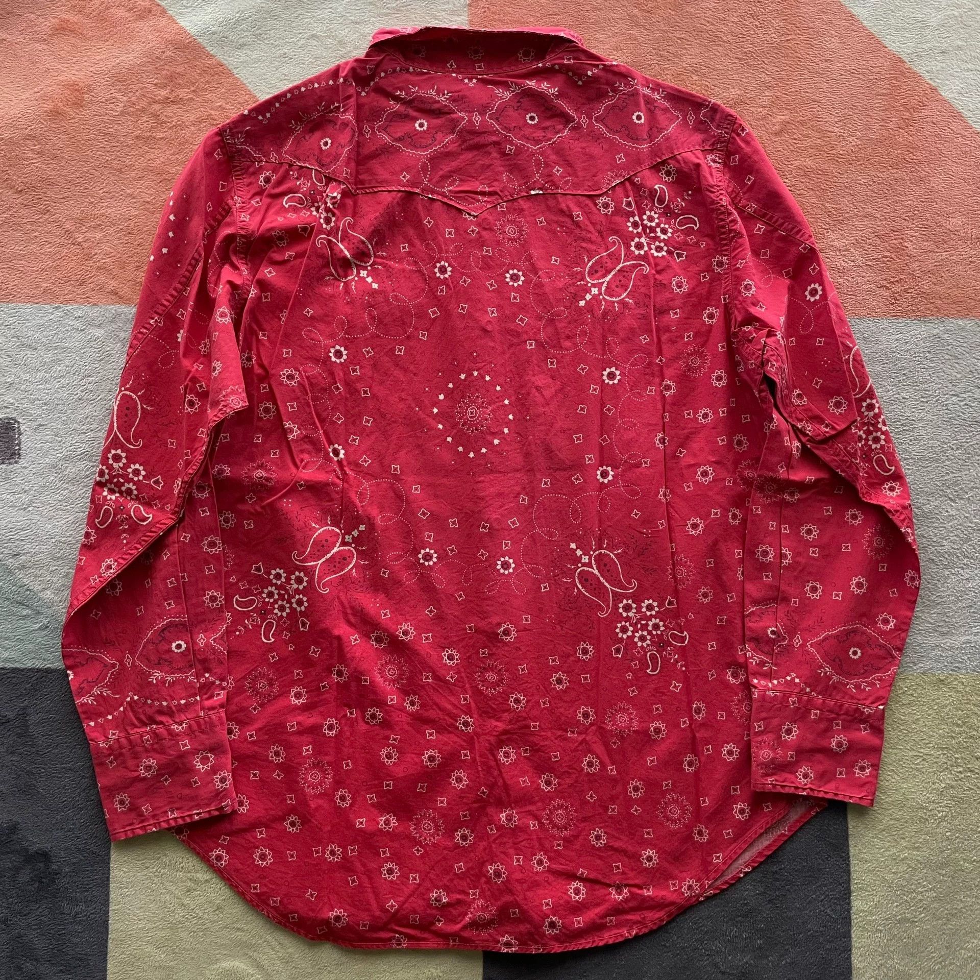 Ralph Lauren Sport Ralph Lauren Red Paisley Shirt Size US S / EU 44-46 / 1 - 5 Thumbnail