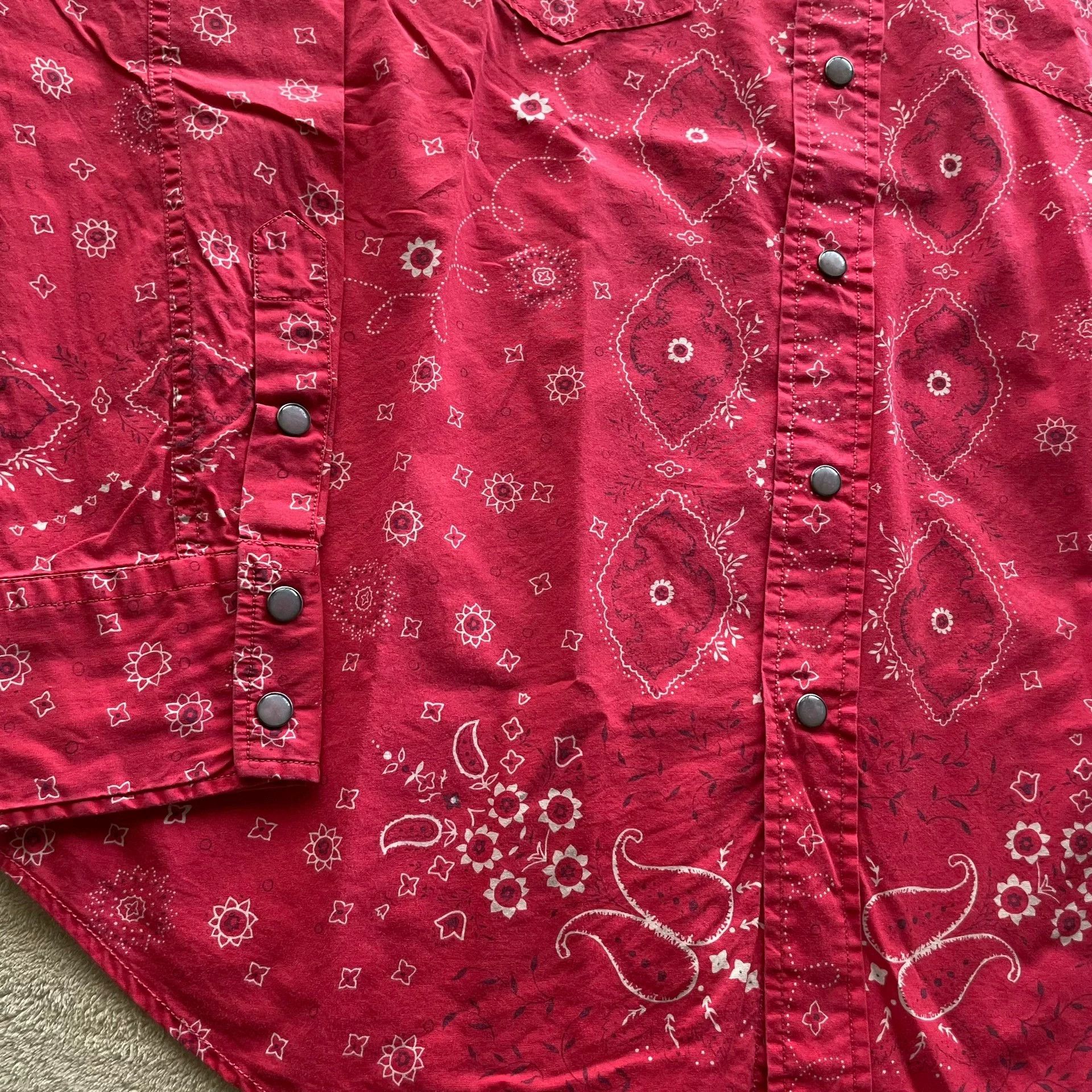 Ralph Lauren Sport Ralph Lauren Red Paisley Shirt Size US S / EU 44-46 / 1 - 3 Thumbnail