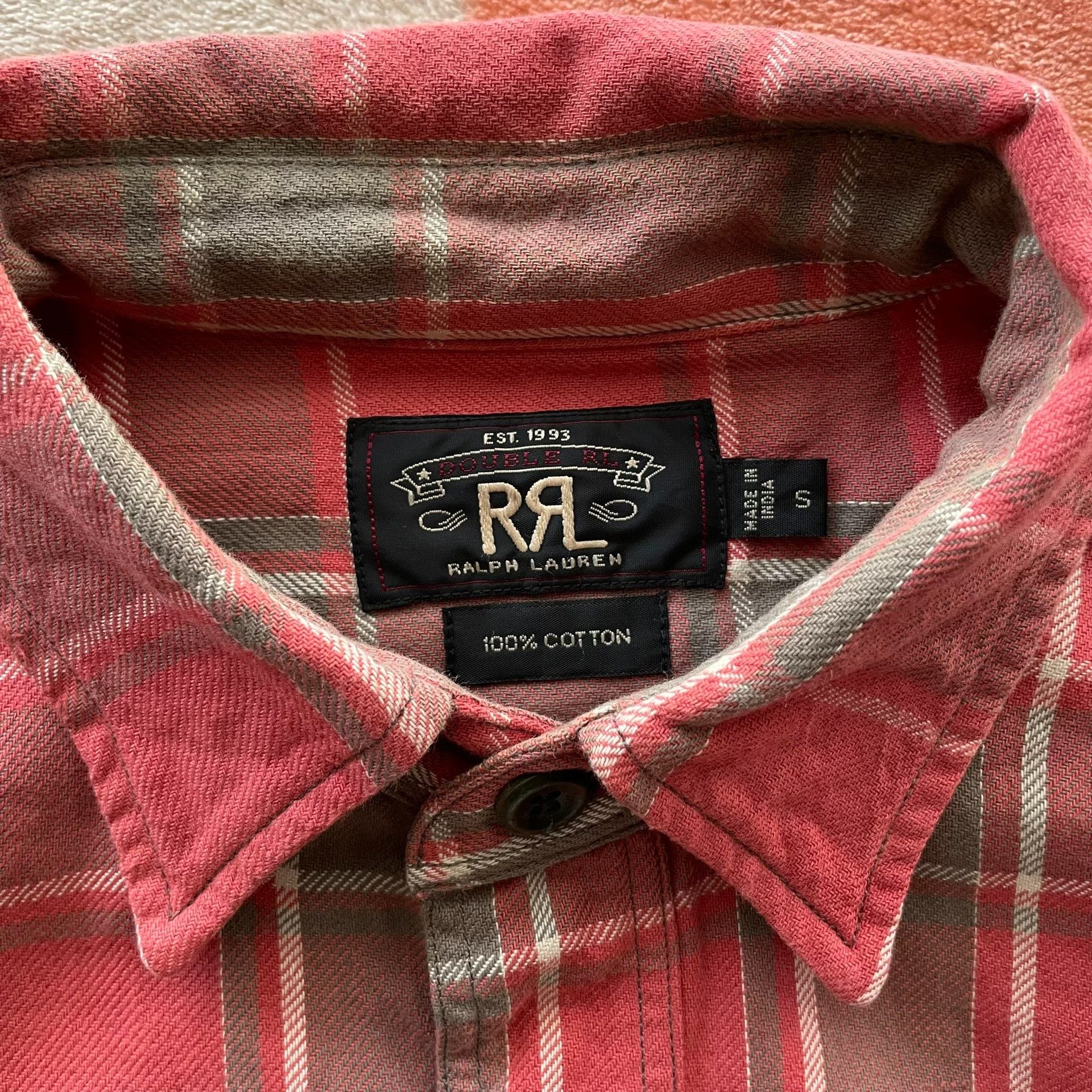 RRL Ralph Lauren Ralph Lauren Double RL Plaid Shirt Size US S / EU 44-46 / 1 - 3 Thumbnail