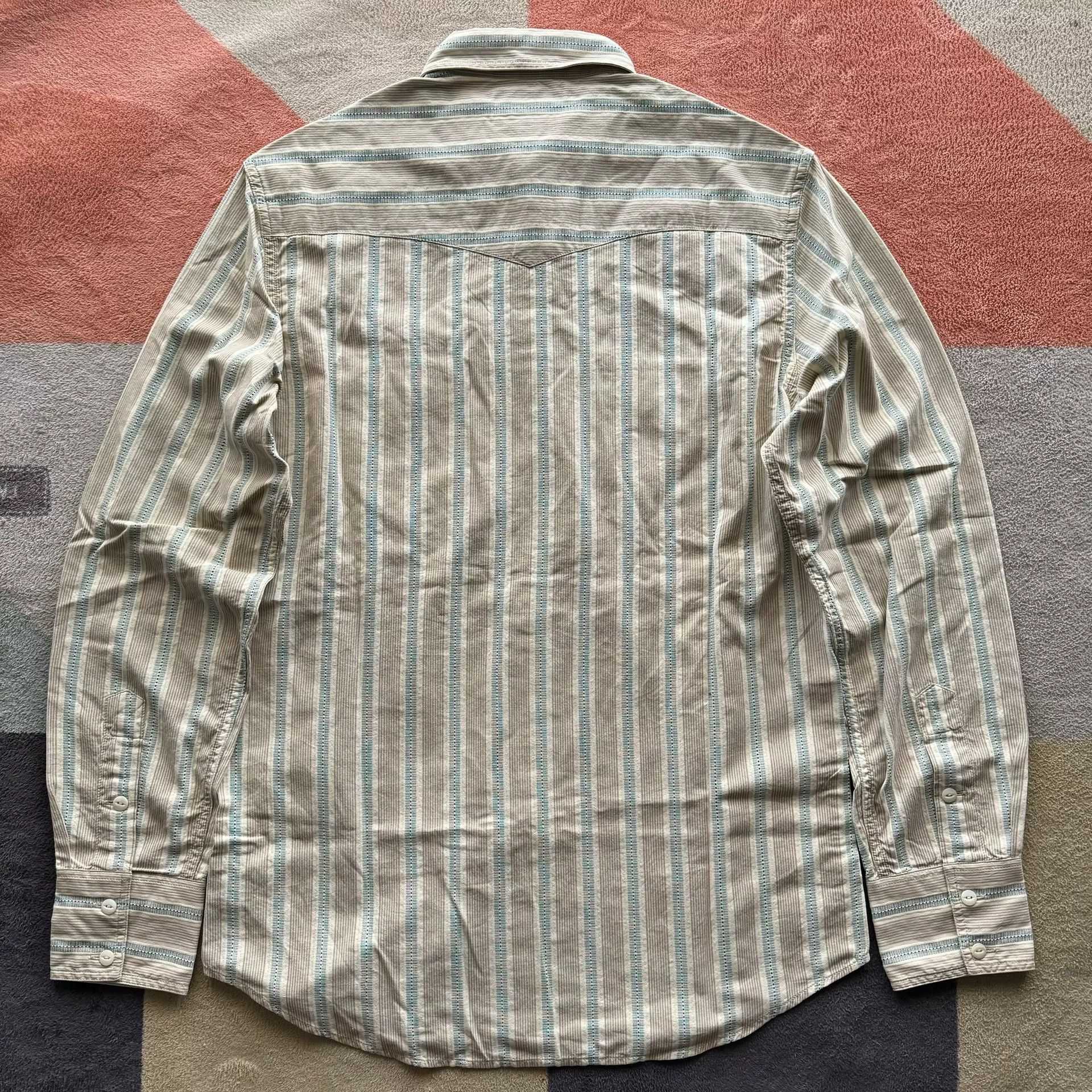 RRL Ralph Lauren RRL Ralph Lauren Striped Shirt Size US M / EU 48-50 / 2 - 6 Thumbnail