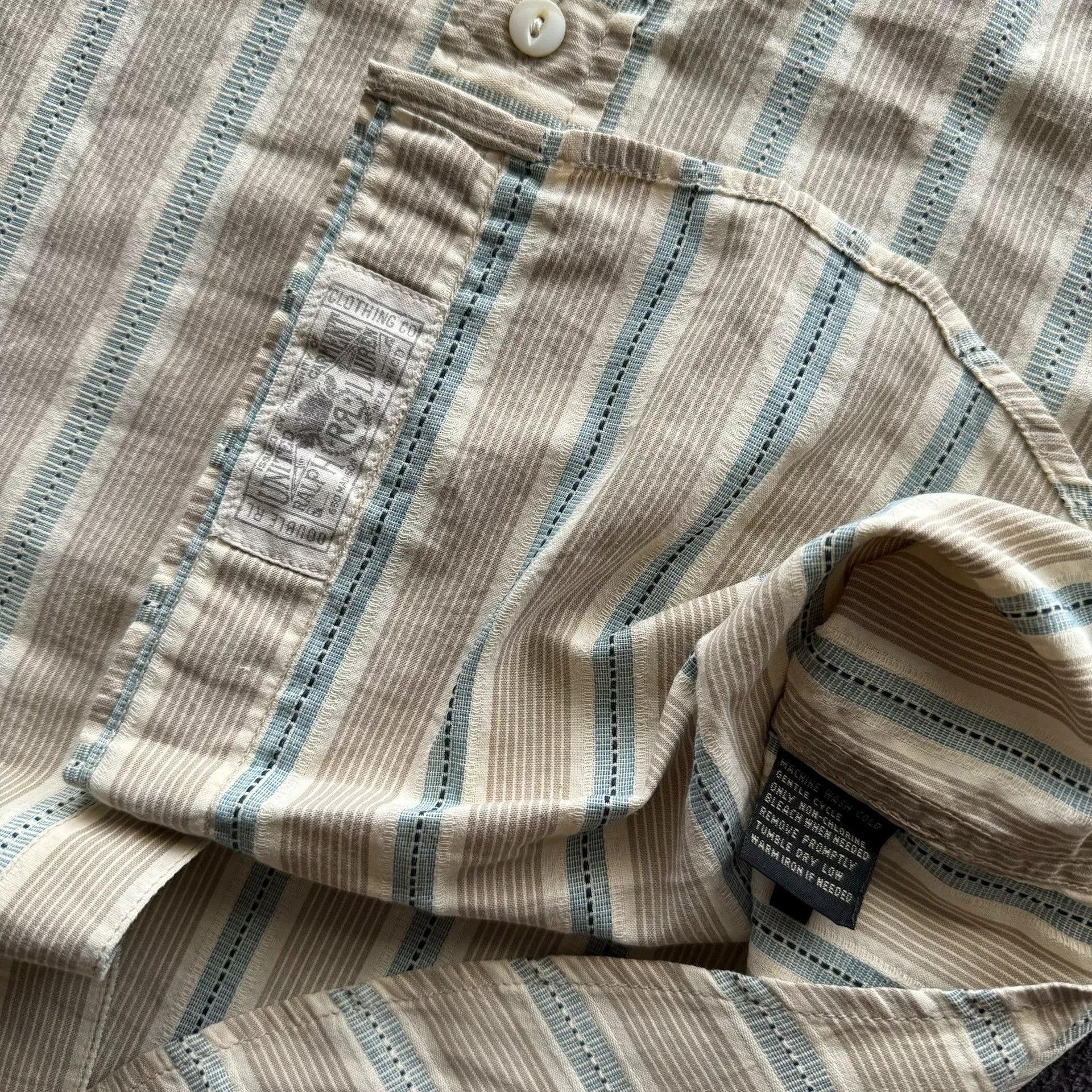 RRL Ralph Lauren RRL Ralph Lauren Striped Shirt Size US M / EU 48-50 / 2 - 5 Thumbnail