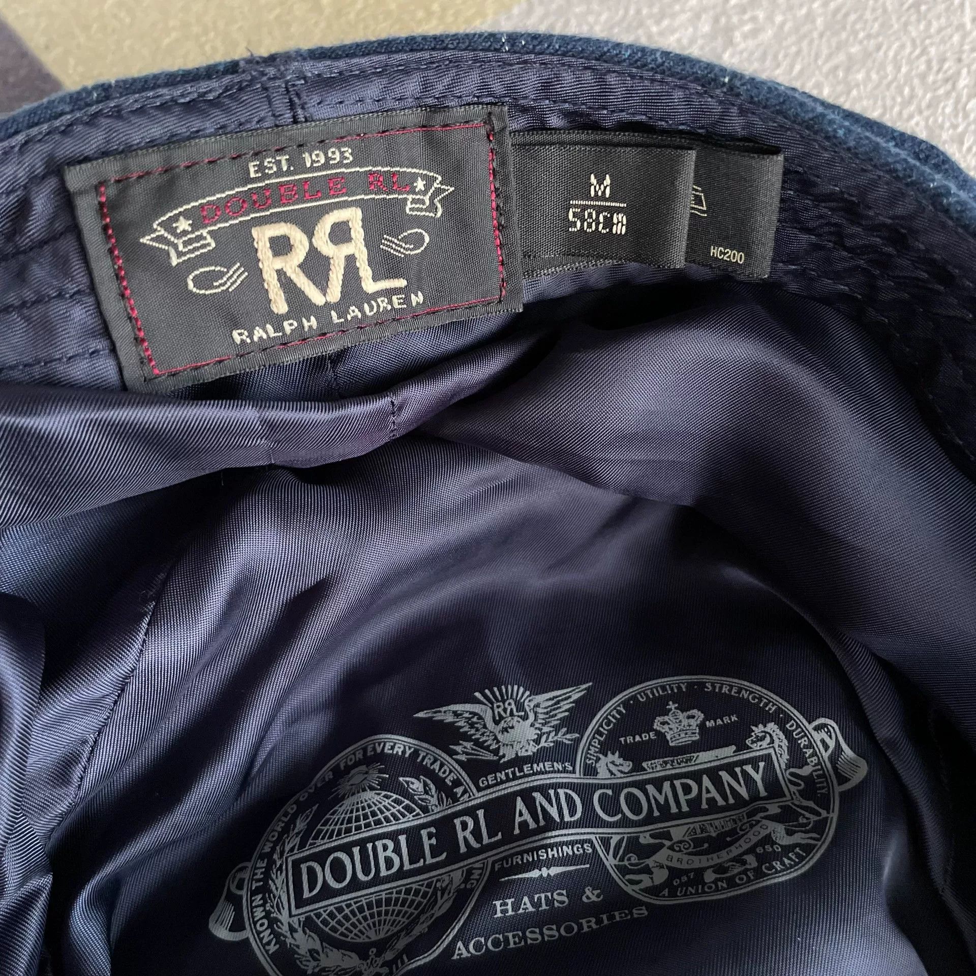 RRL Ralph Lauren RRL Double RL Newsboy Cap M Size ONE SIZE - 6 Thumbnail