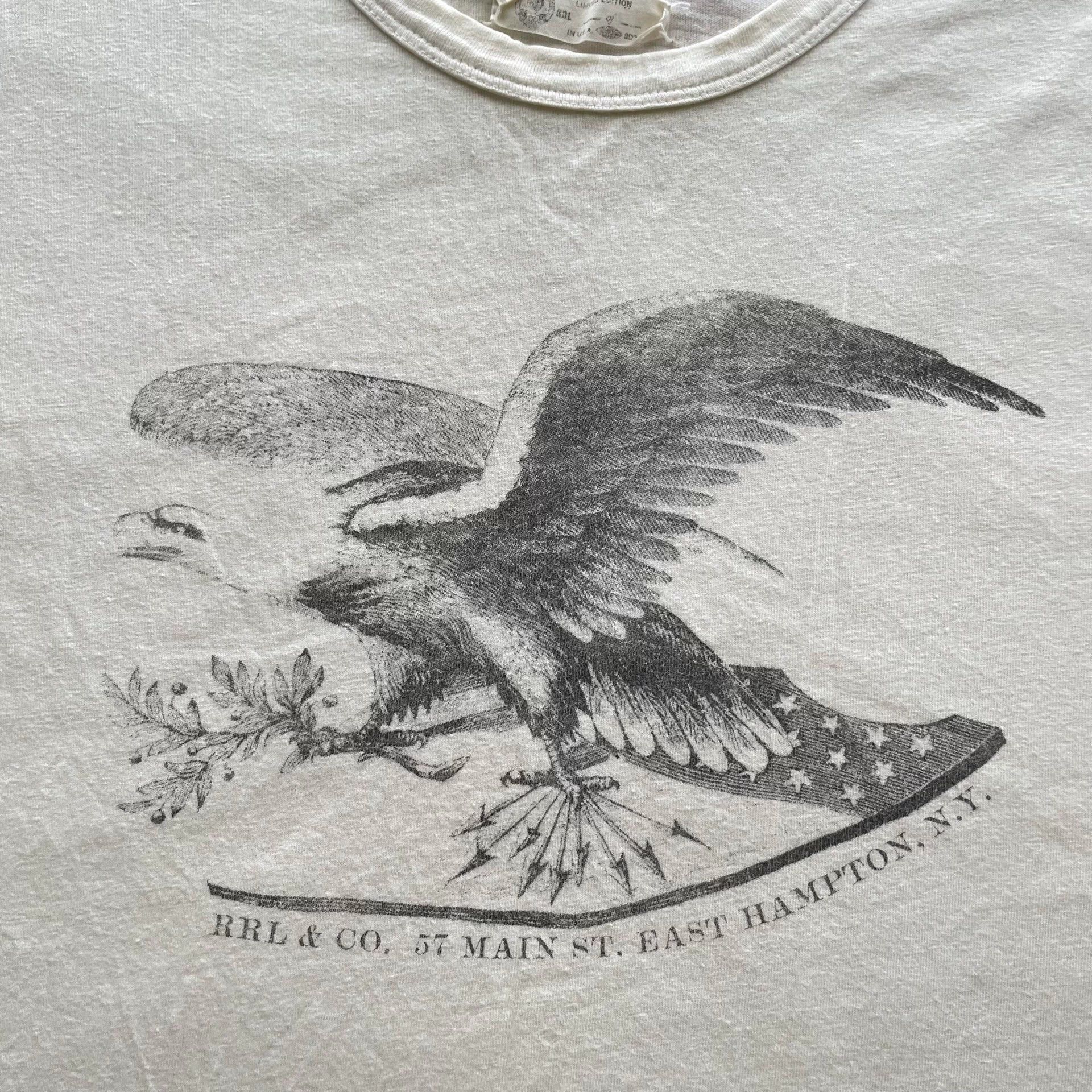 RRL Ralph Lauren RRL Eagle Print Short Sleeve T-Shirt Size US S / EU 44-46 / 1 - 2 Thumbnail