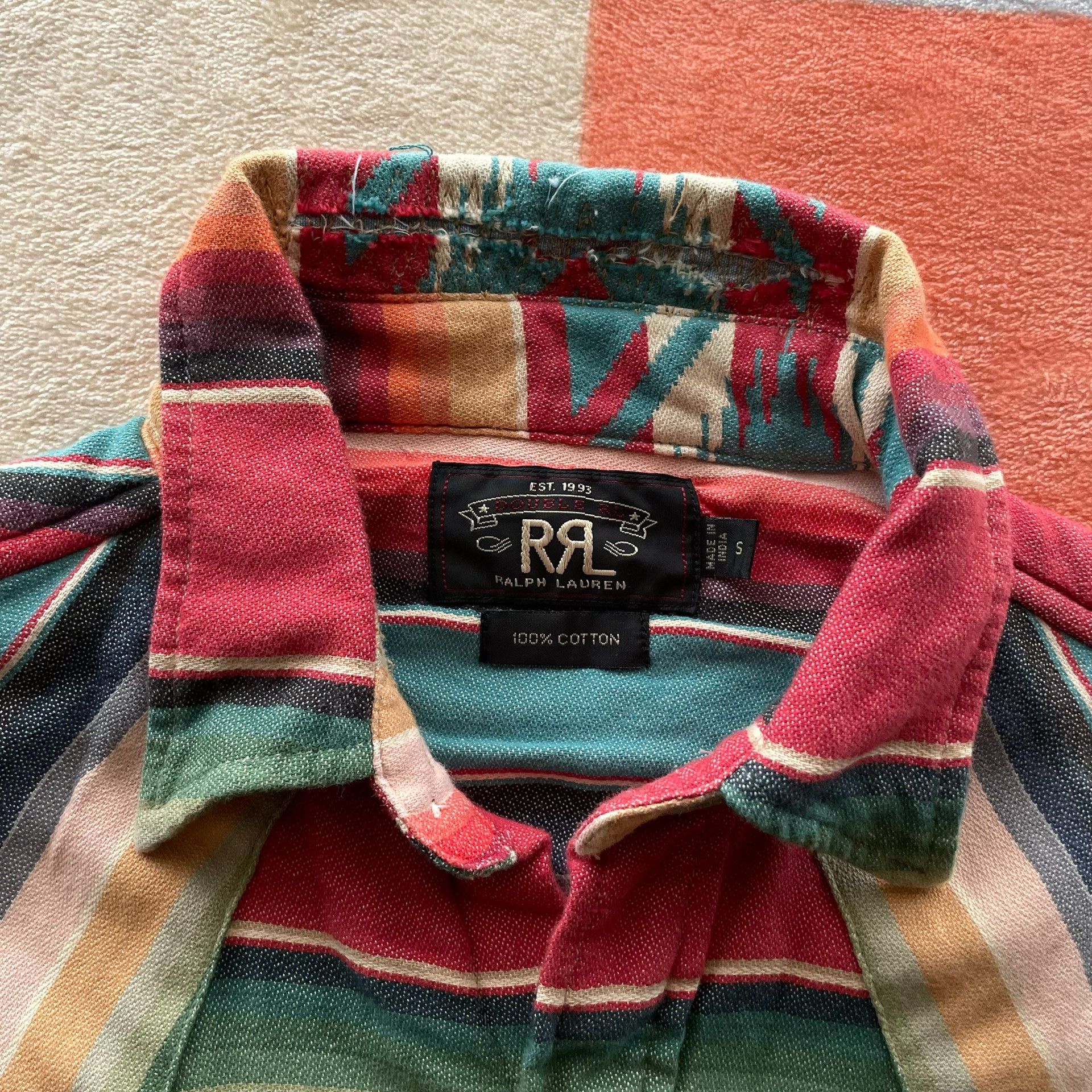 RRL Ralph Lauren RRL Double RL Southwest Shirt Size US S / EU 44-46 / 1 - 4 Thumbnail