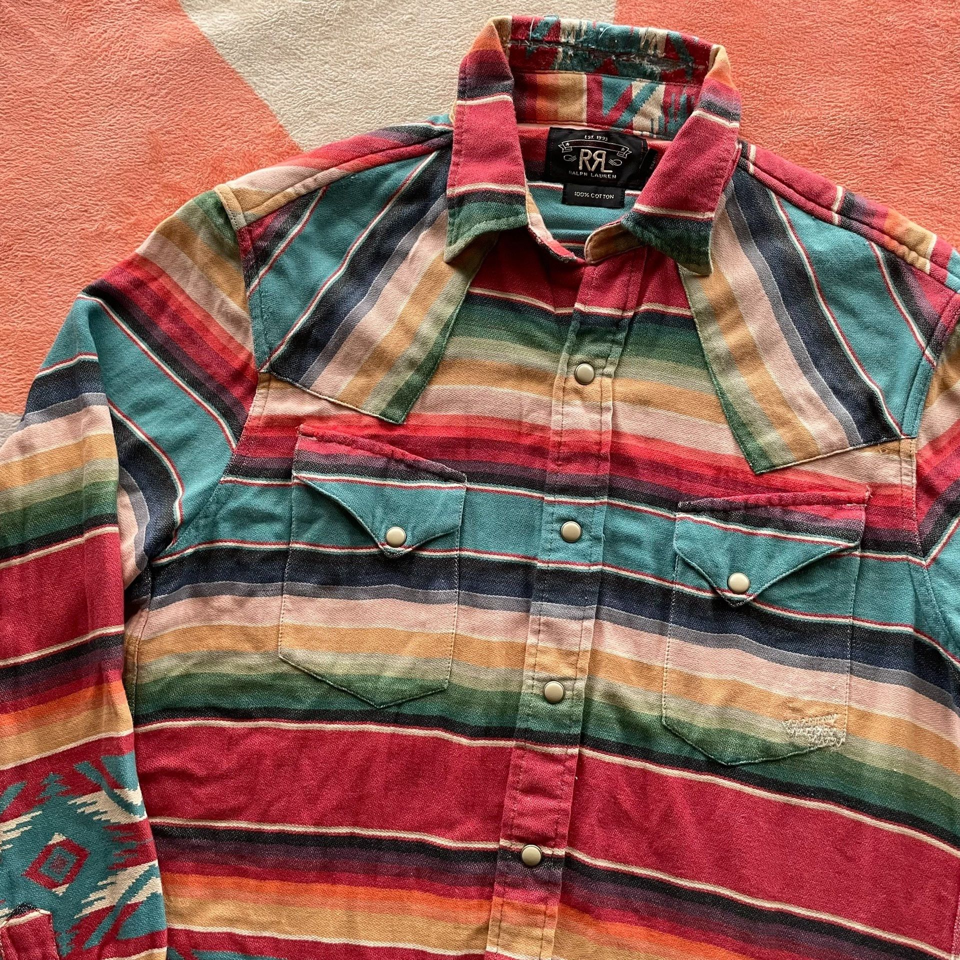RRL Ralph Lauren RRL Double RL Southwest Shirt Size US S / EU 44-46 / 1 - 5 Thumbnail