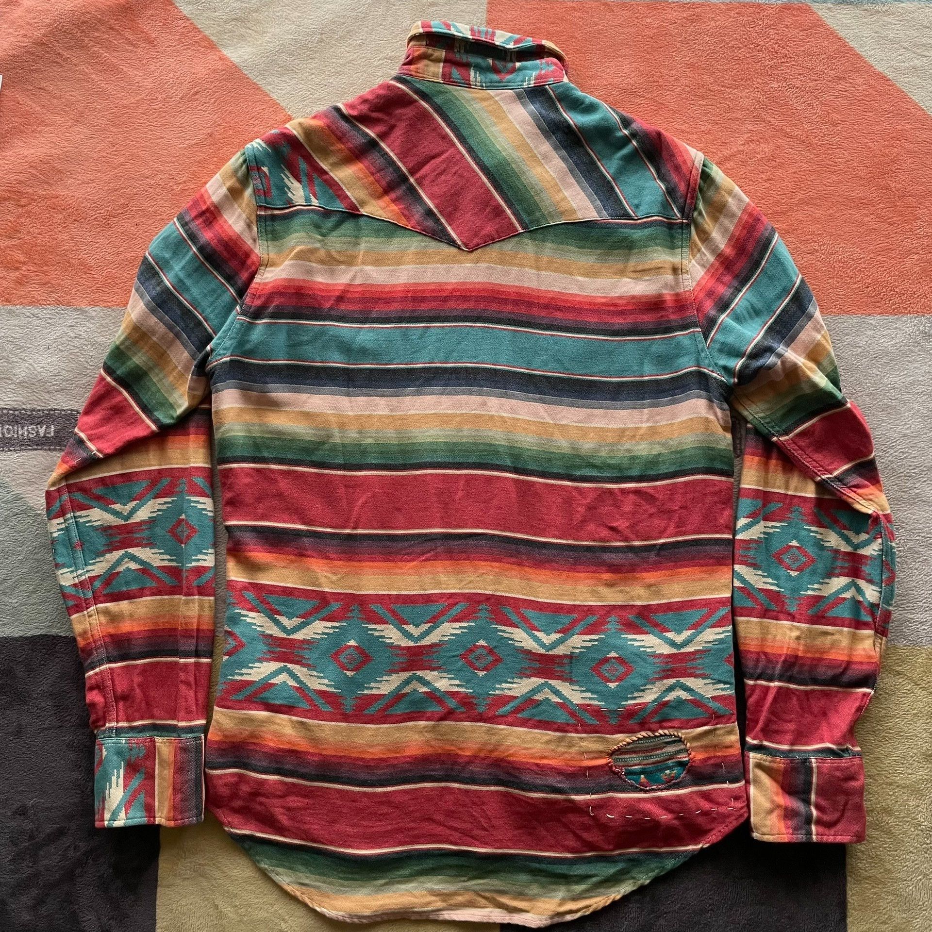RRL Ralph Lauren RRL Double RL Southwest Shirt Size US S / EU 44-46 / 1 - 3 Thumbnail