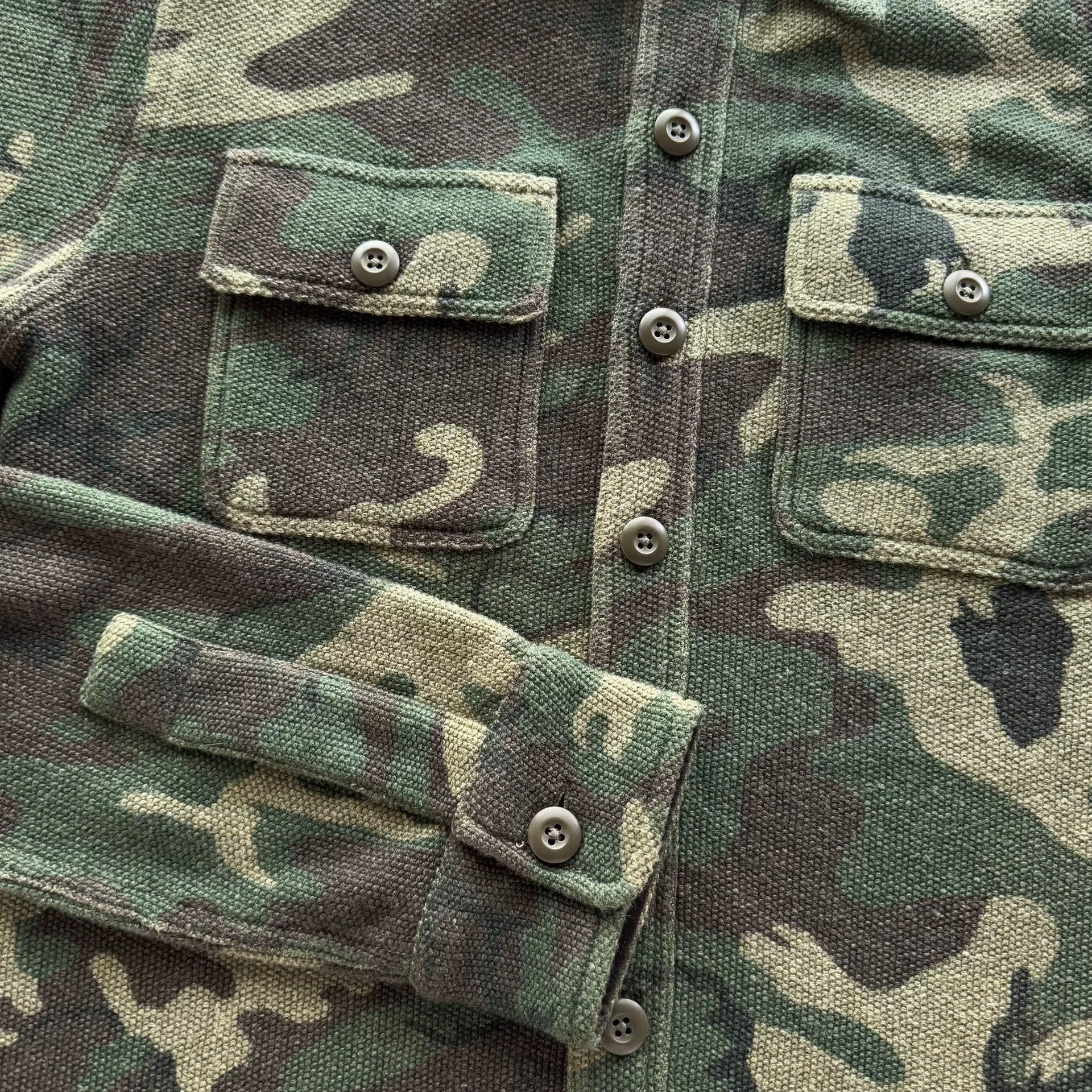 RRL Ralph Lauren Ralph Lauren Double RL Camo Knit Shirt Size US S / EU 44-46 / 1 - 5 Thumbnail