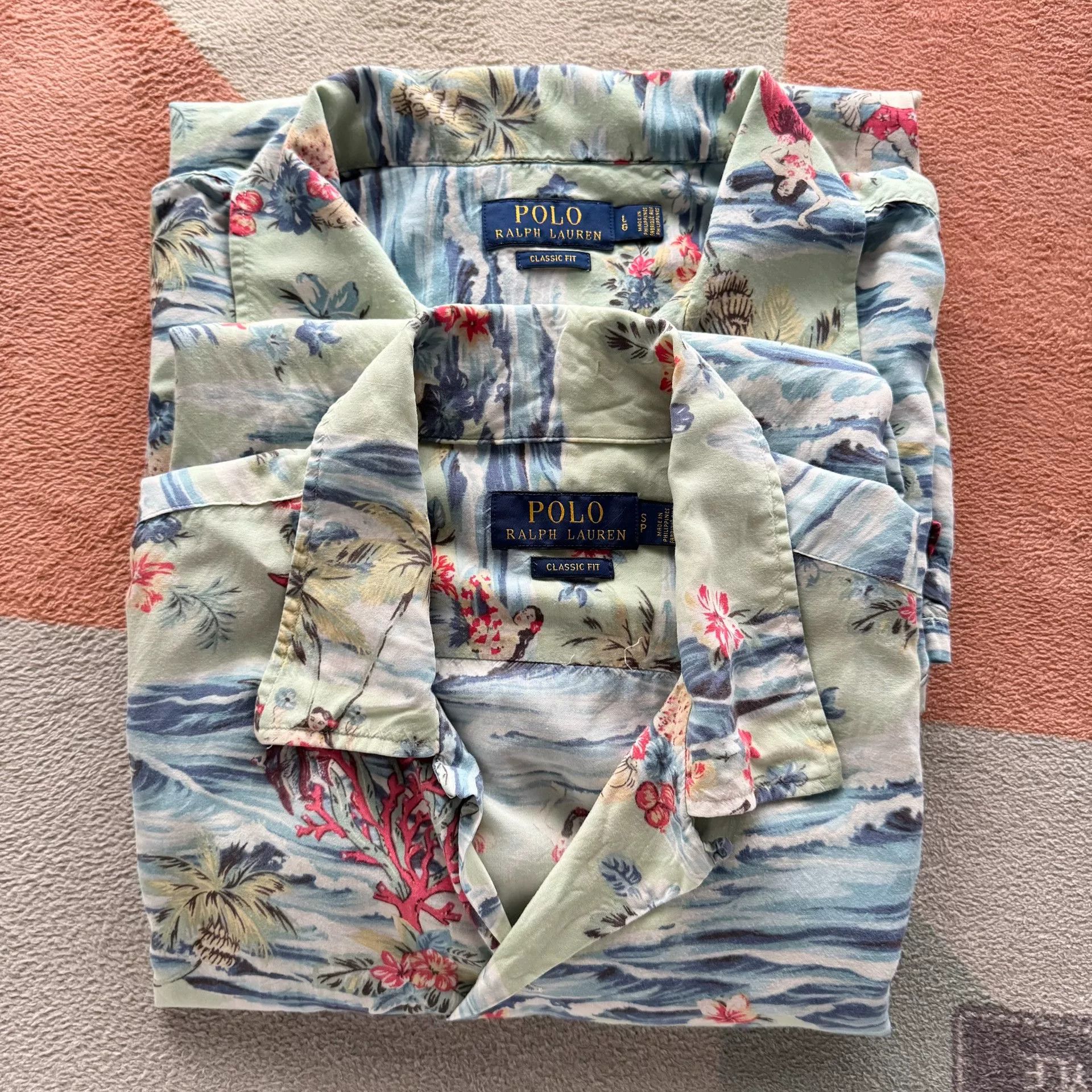 RRL Ralph Lauren Ralph Lauren Hawaiian Short Sleeve Shirt Size US L / EU 52-54 / 3 - 8 Thumbnail