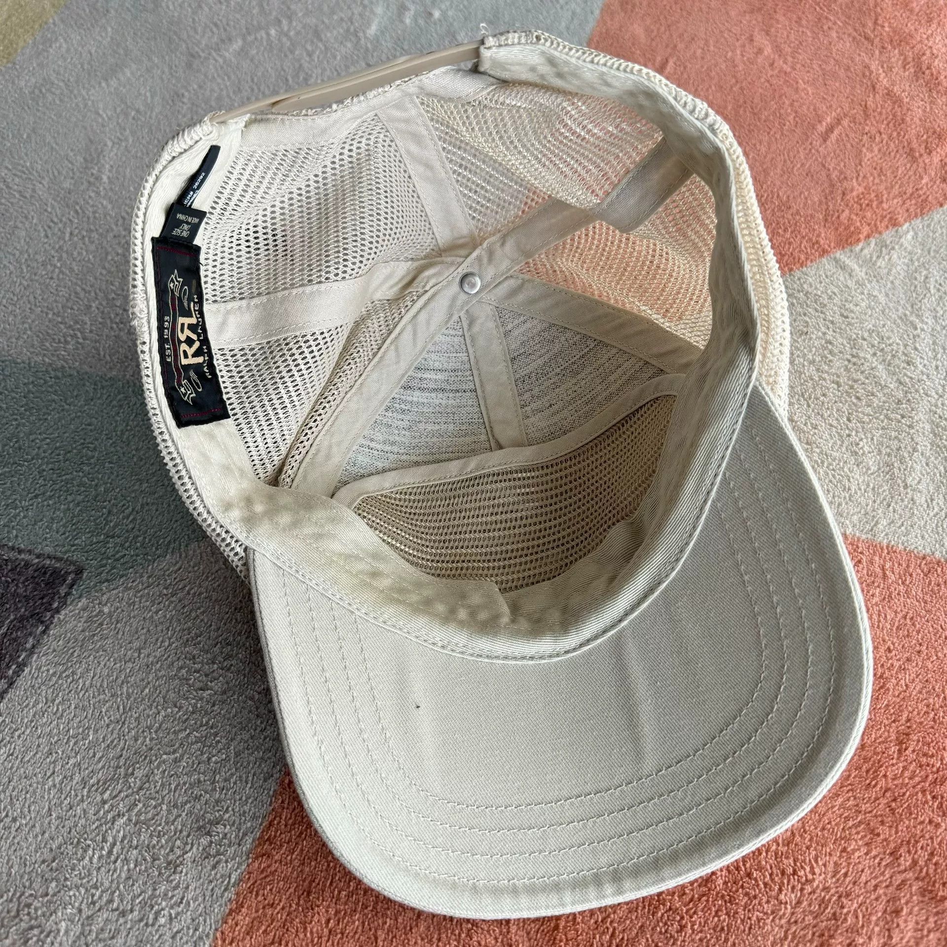 RRL Ralph Lauren RRL Ralph Lauren Mesh Baseball Cap Size ONE SIZE - 5 Thumbnail