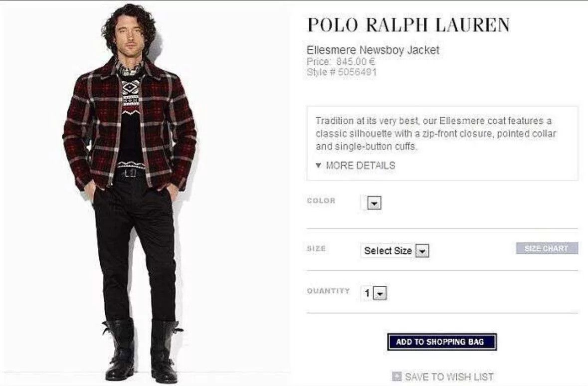 Polo Ralph Lauren Ralph Lauren Polo Newsboy Jacket Size US S / EU 44-46 / 1 - 3 Thumbnail