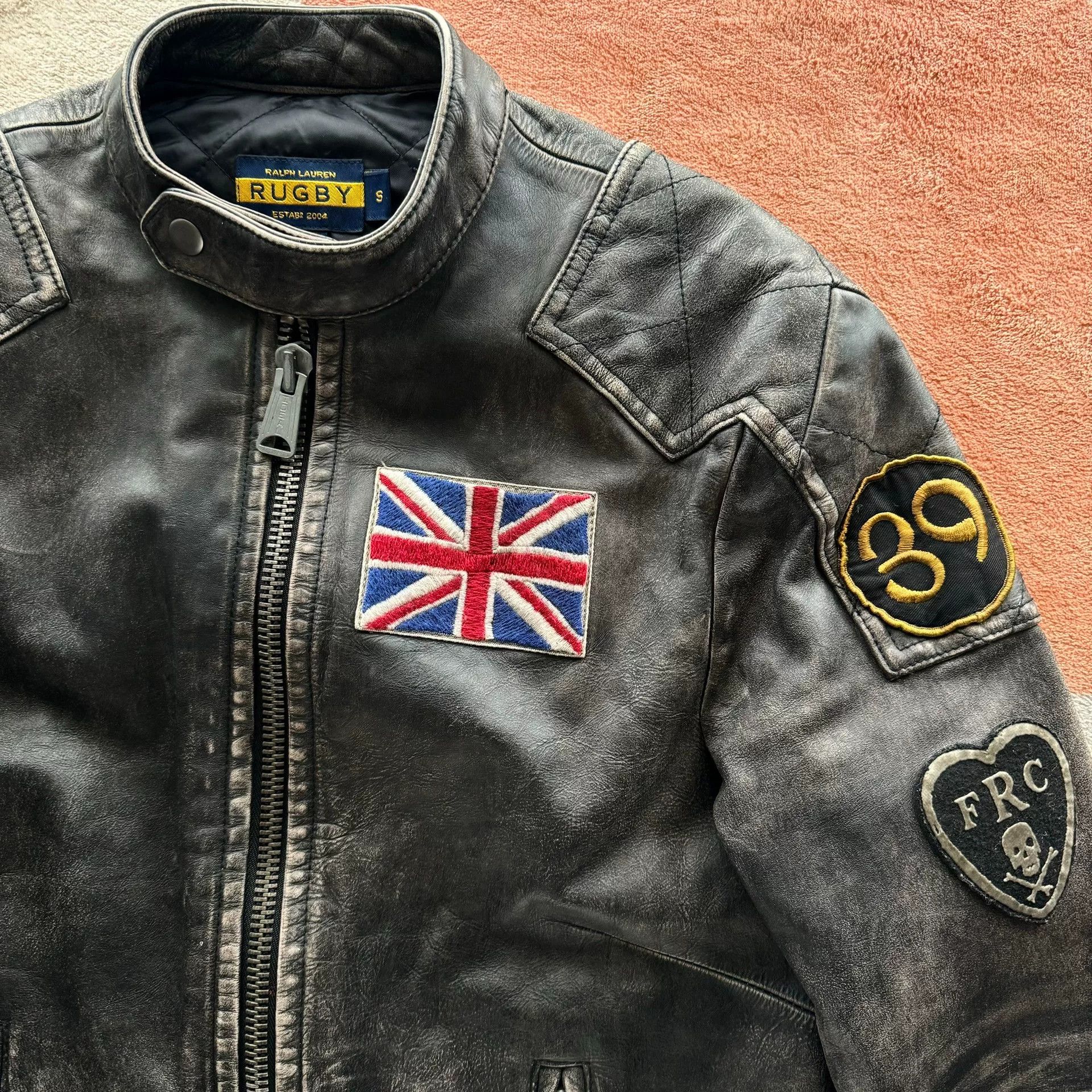 Rugby Ralph Lauren Ralph Lauren Rugby J100 Leather Jacket Size US S / EU 44-46 / 1 - 5 Thumbnail