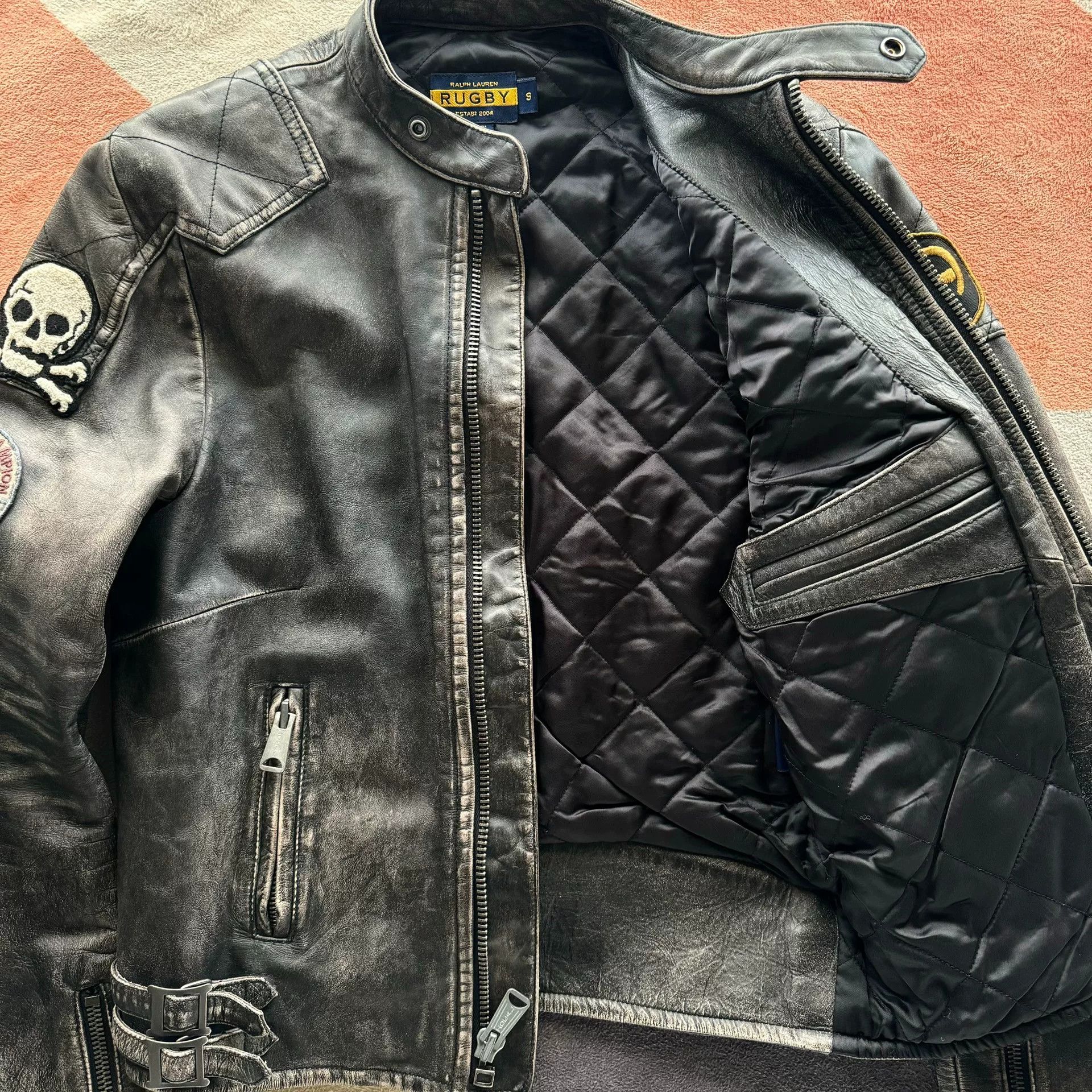 Rugby Ralph Lauren Ralph Lauren Rugby J100 Leather Jacket Size US S / EU 44-46 / 1 - 2 Thumbnail