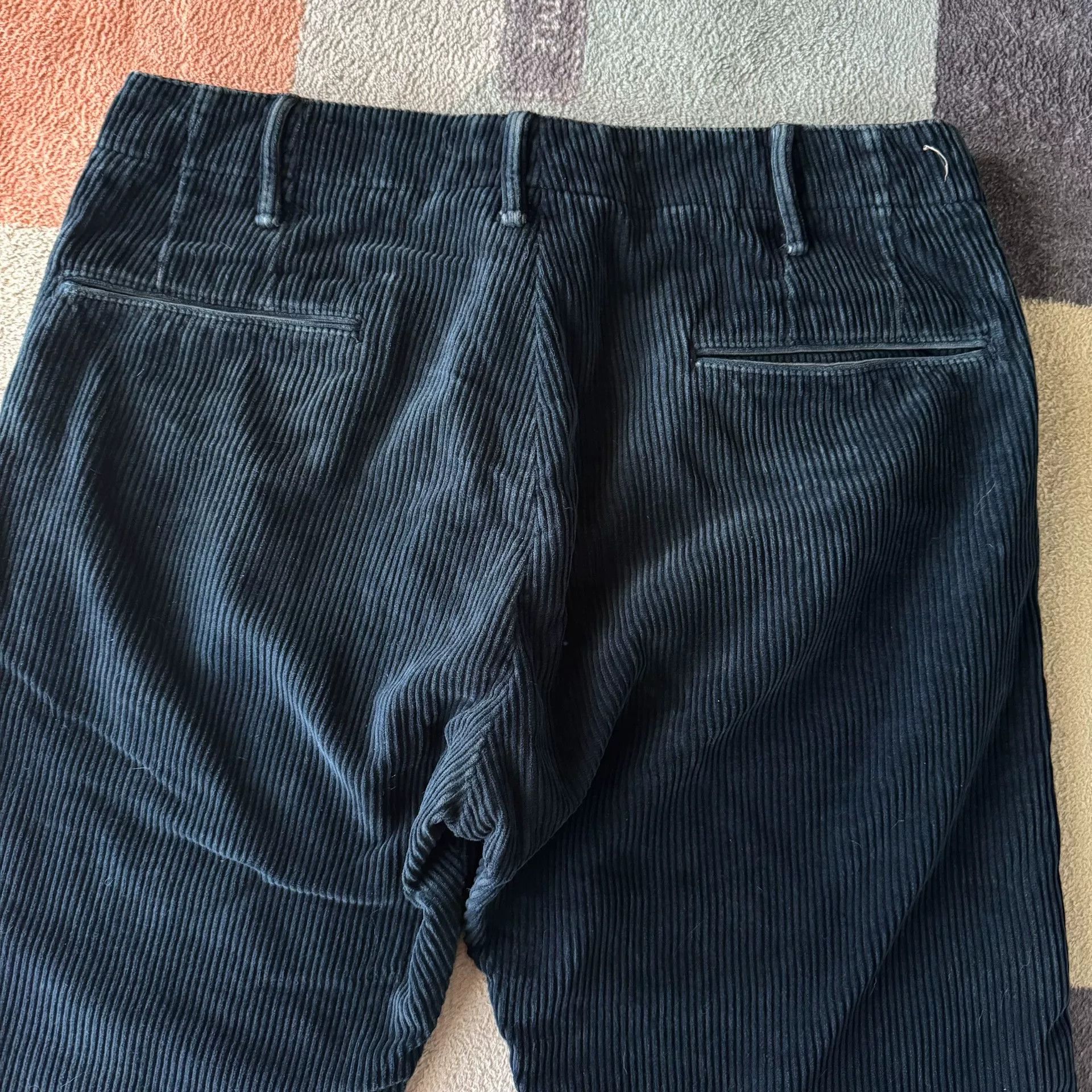 RRL Ralph Lauren RRL Indigo Dyed Corduroy Pants Size US 30 / EU 46 - 6 Thumbnail
