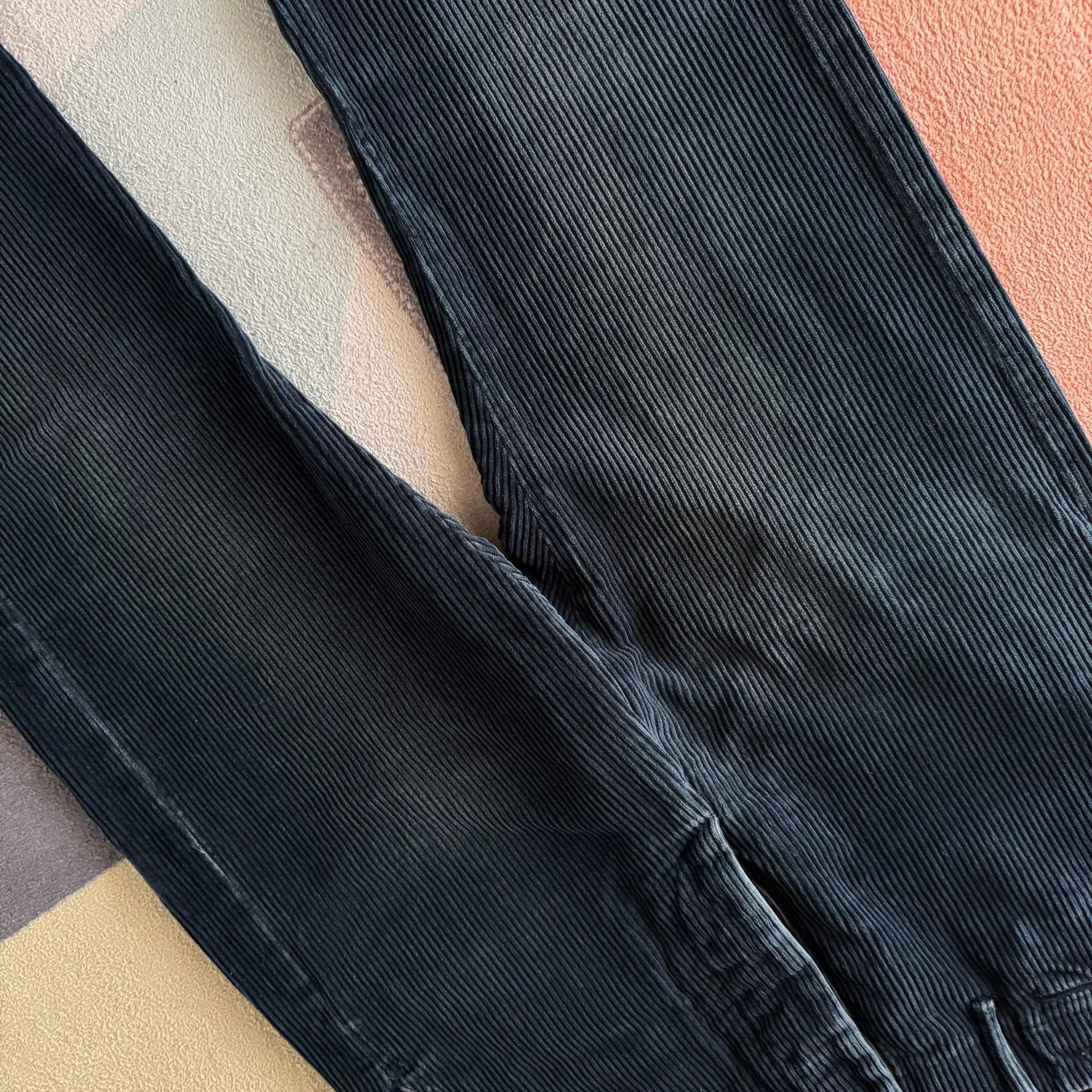 RRL Ralph Lauren RRL Indigo Dyed Corduroy Pants Size US 30 / EU 46 - 5 Thumbnail