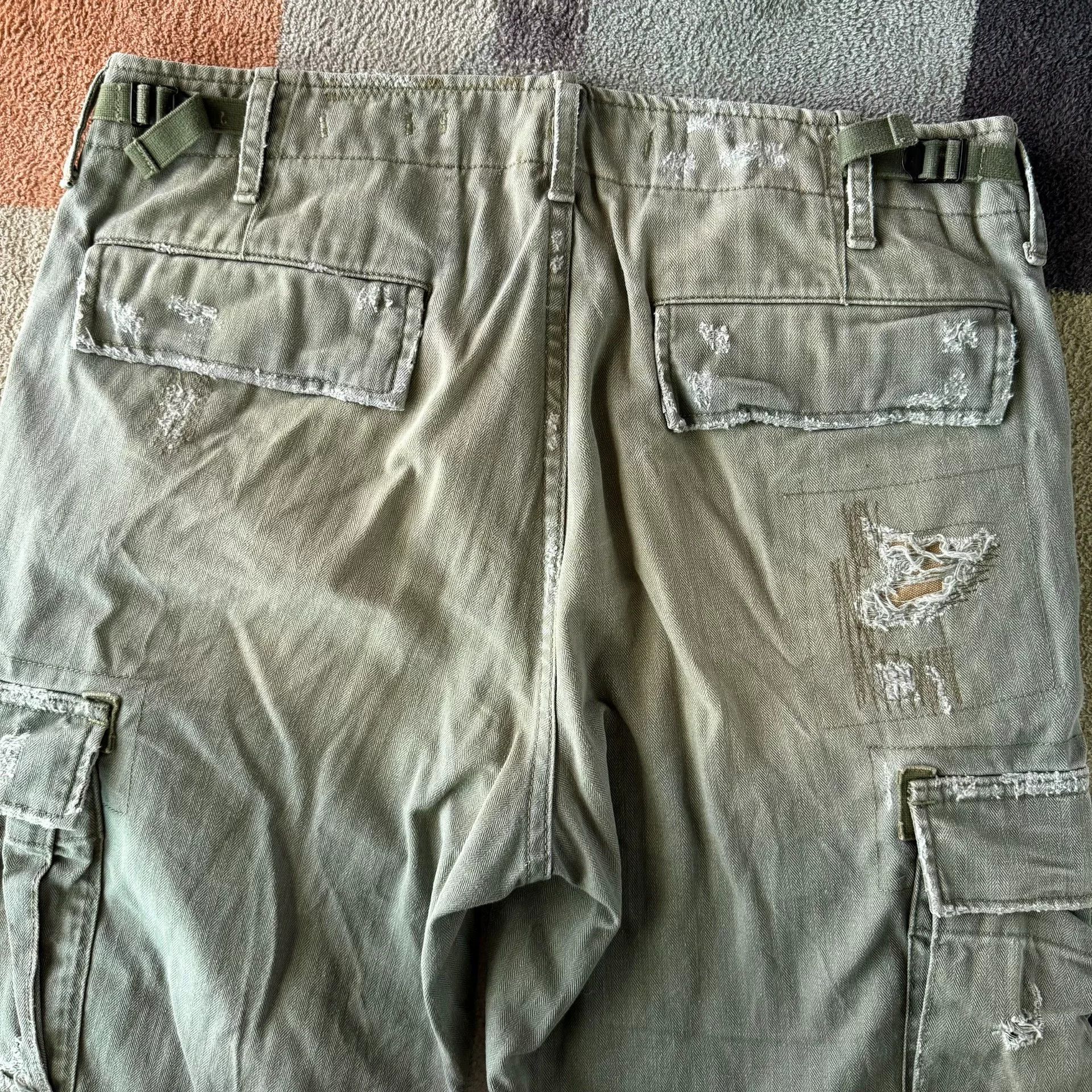 Denim & Supply Ralph Lauren Ralph Lauren Denim Supply Patch Cargo Pants Size US 31 - 7 Thumbnail