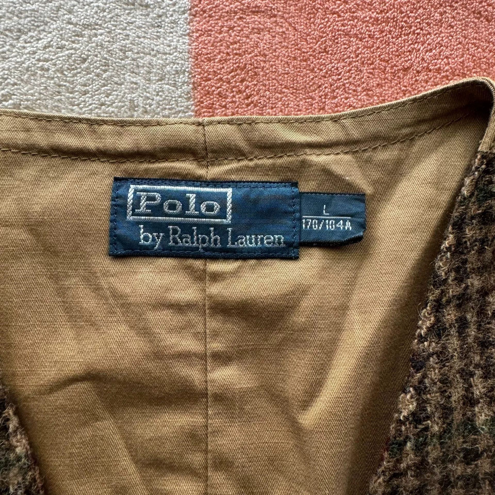 Polo Ralph Lauren Ralph Lauren Tweed Hunting Style Vest Size US L / EU 52-54 / 3 - 4 Thumbnail