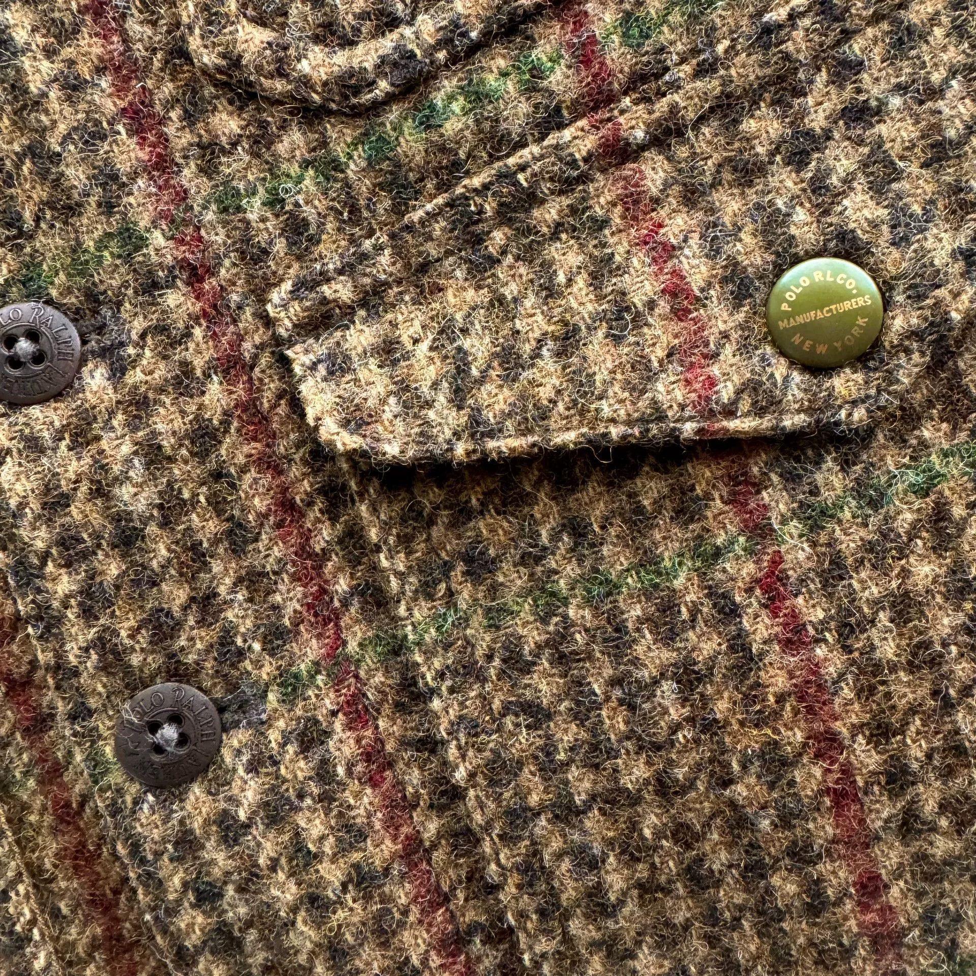 Polo Ralph Lauren Ralph Lauren Tweed Hunting Style Vest Size US L / EU 52-54 / 3 - 7 Thumbnail