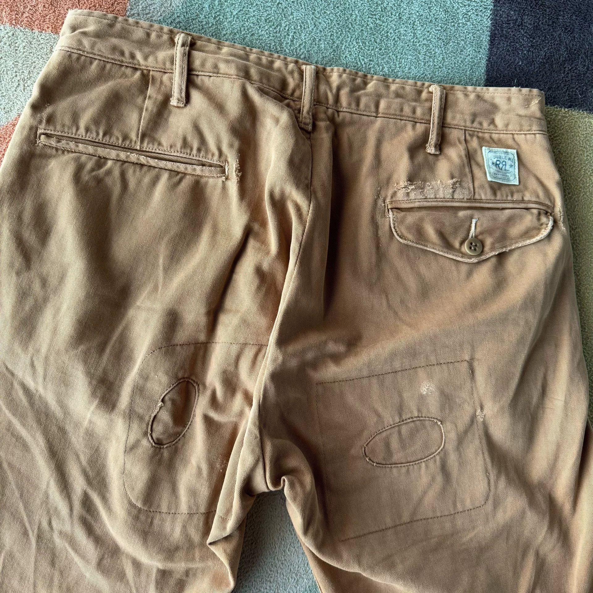RRL Ralph Lauren RRL Ralph Lauren Double RL Distressed Casual Pants Size US 31 - 7 Thumbnail