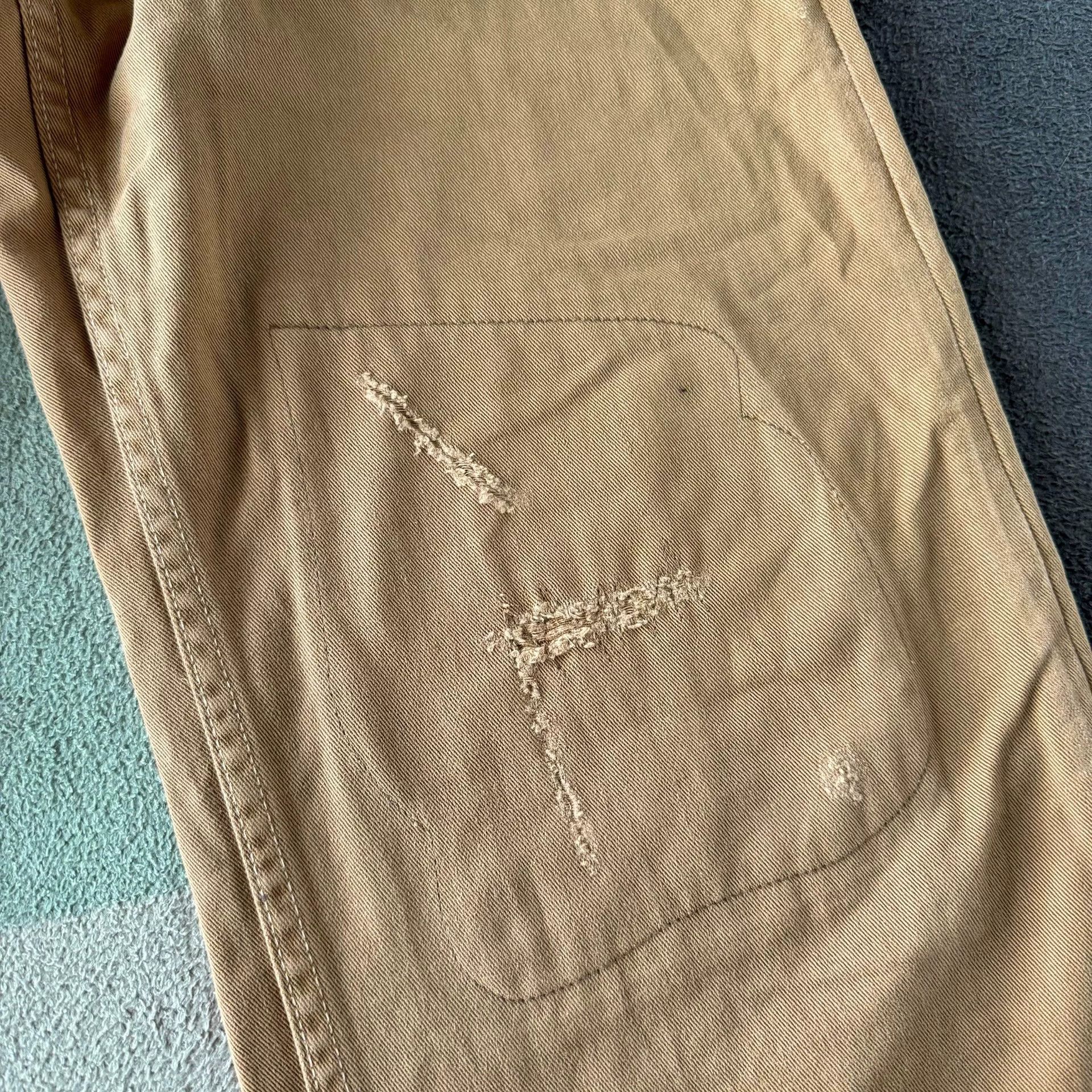 RRL Ralph Lauren RRL Ralph Lauren Double RL Distressed Casual Pants Size US 31 - 4 Thumbnail